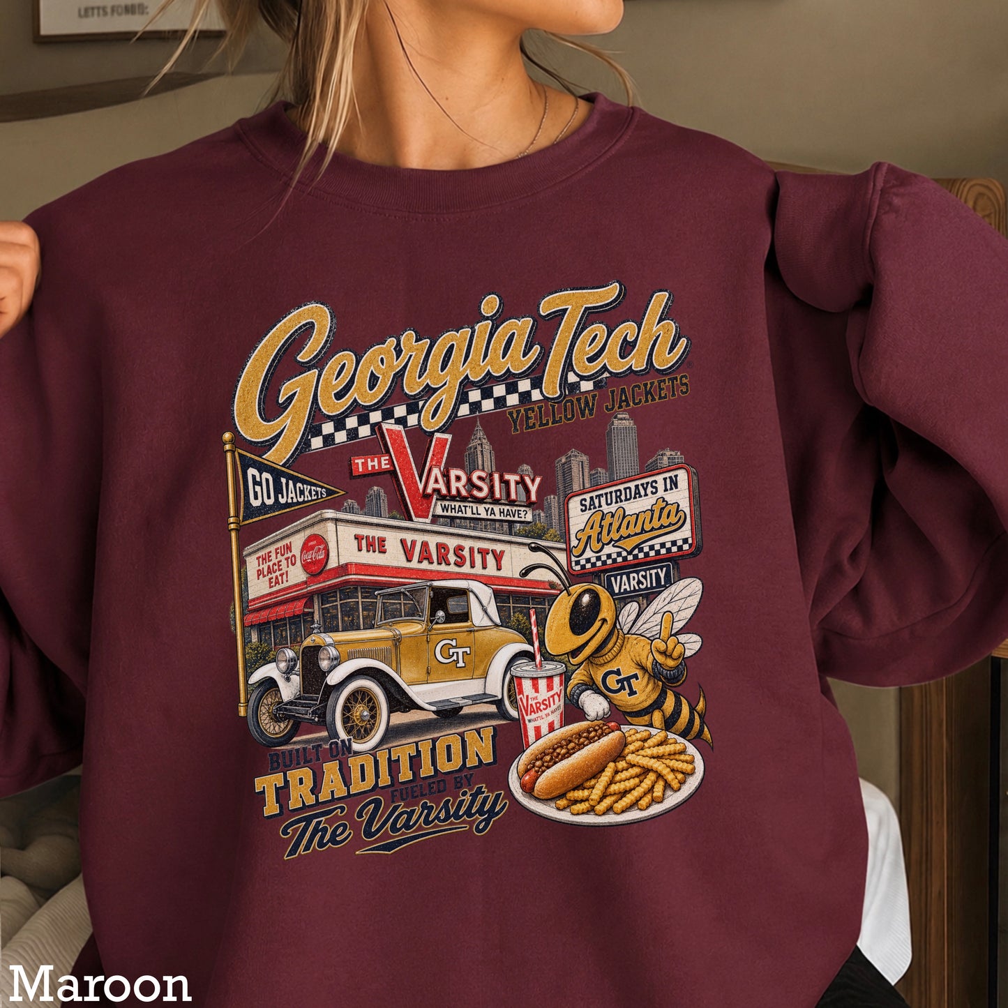 Atlanta Saturdays Crewneck Sweatshirt