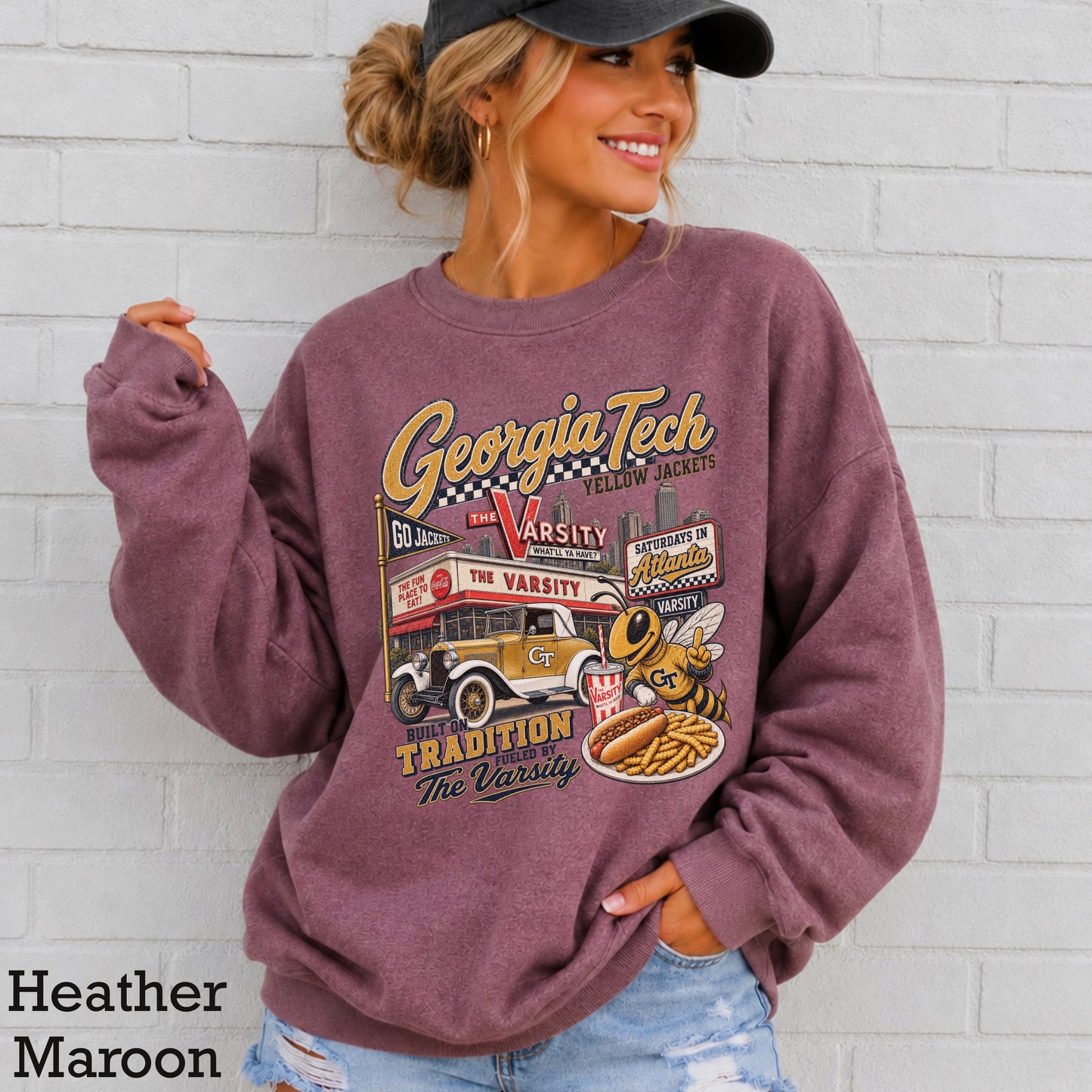 Atlanta Saturdays Crewneck Sweatshirt