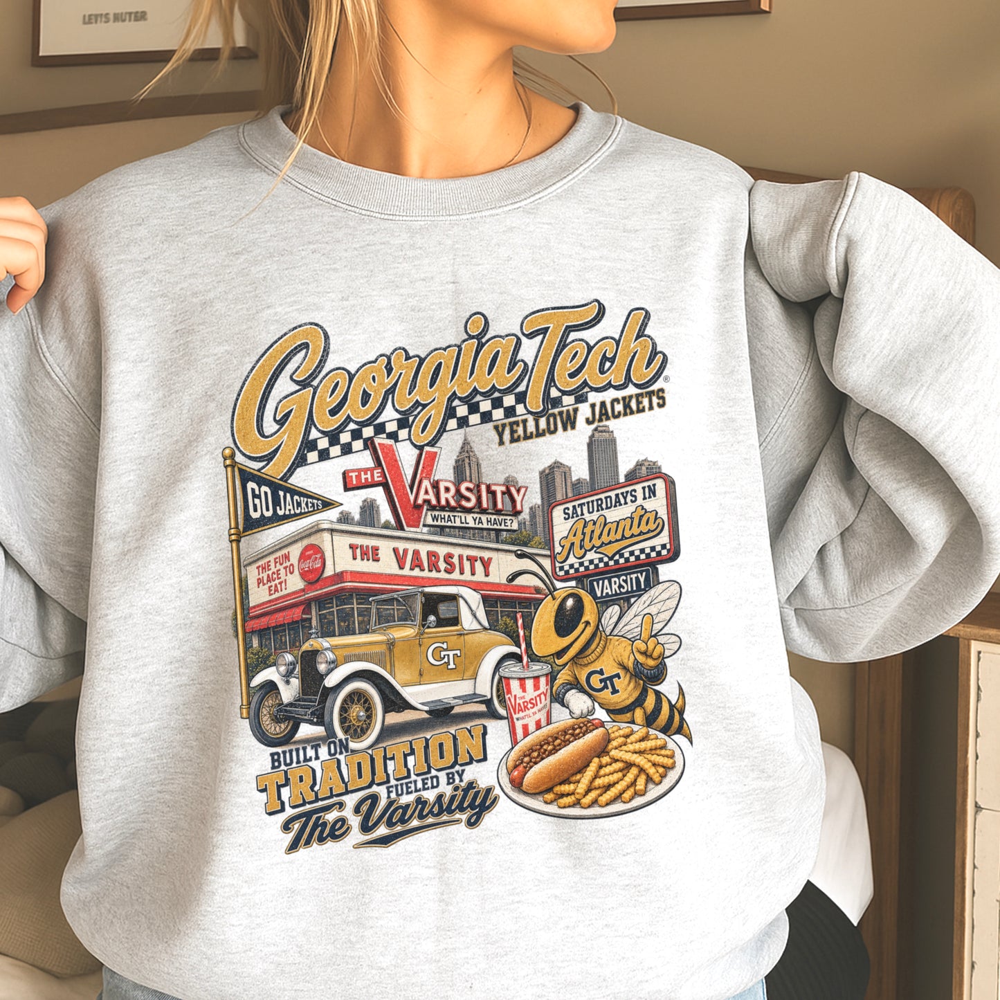 Atlanta Saturdays Crewneck Sweatshirt