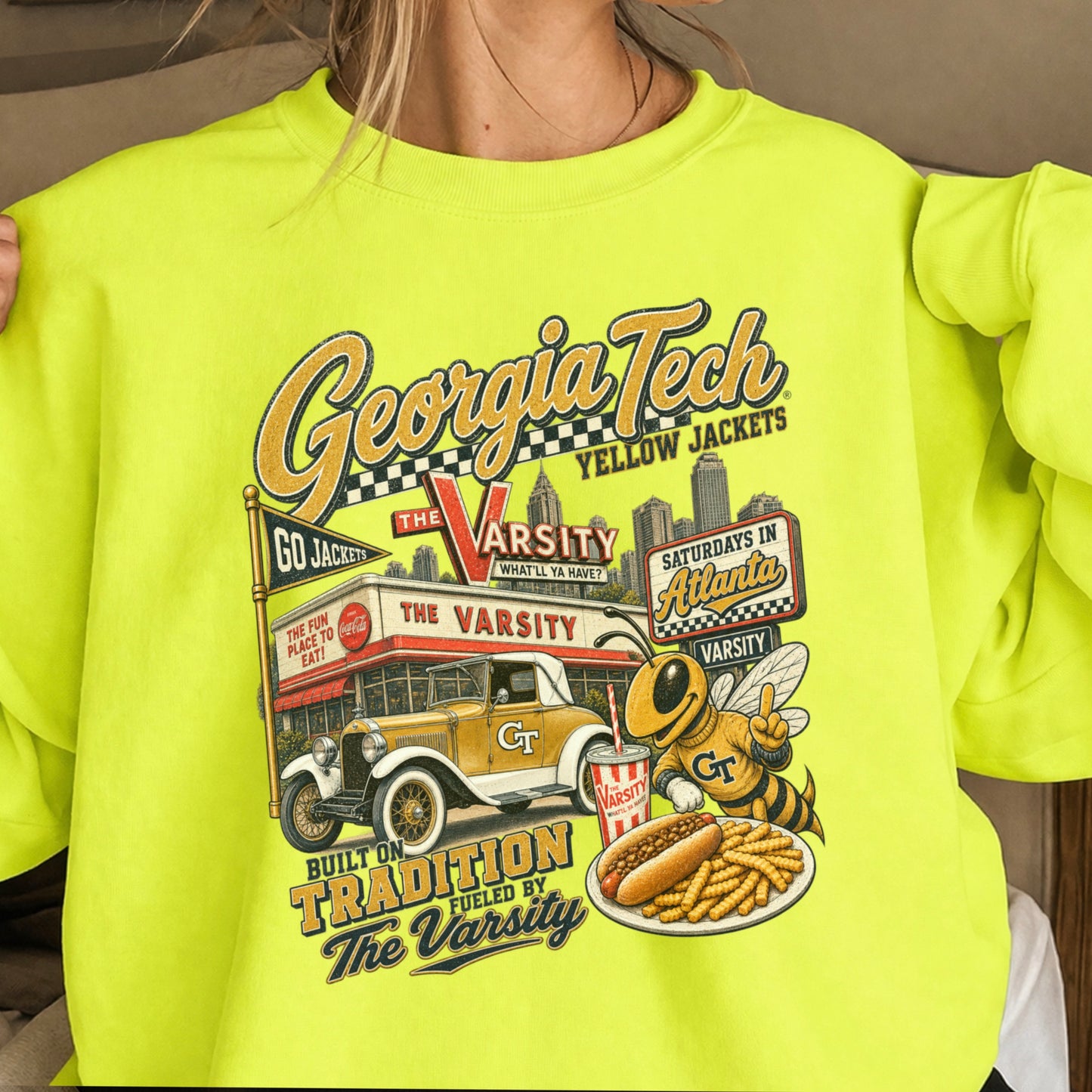 Atlanta Saturdays Crewneck Sweatshirt