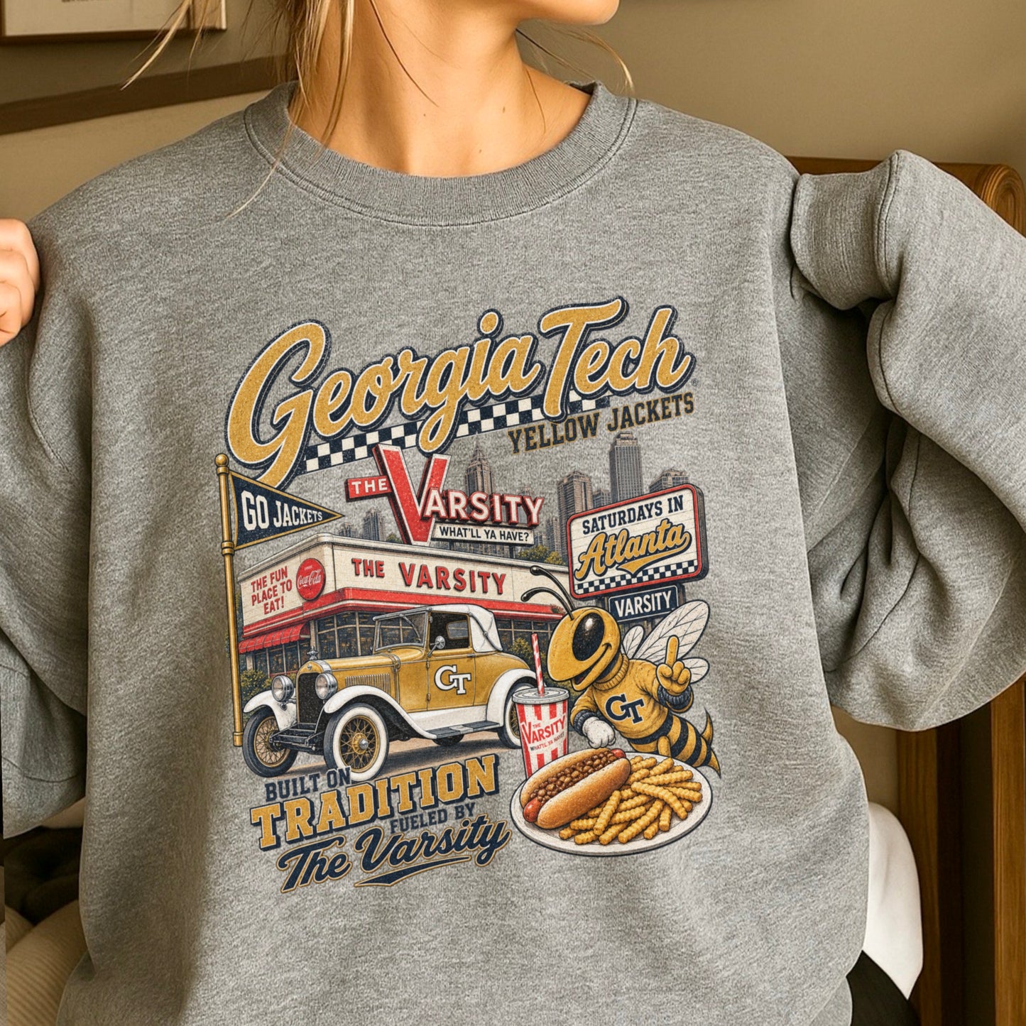 Atlanta Saturdays Crewneck Sweatshirt