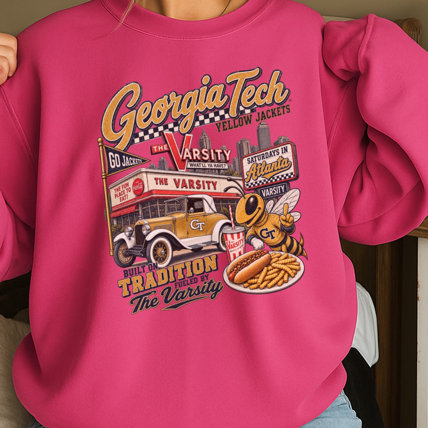 Atlanta Saturdays Crewneck Sweatshirt