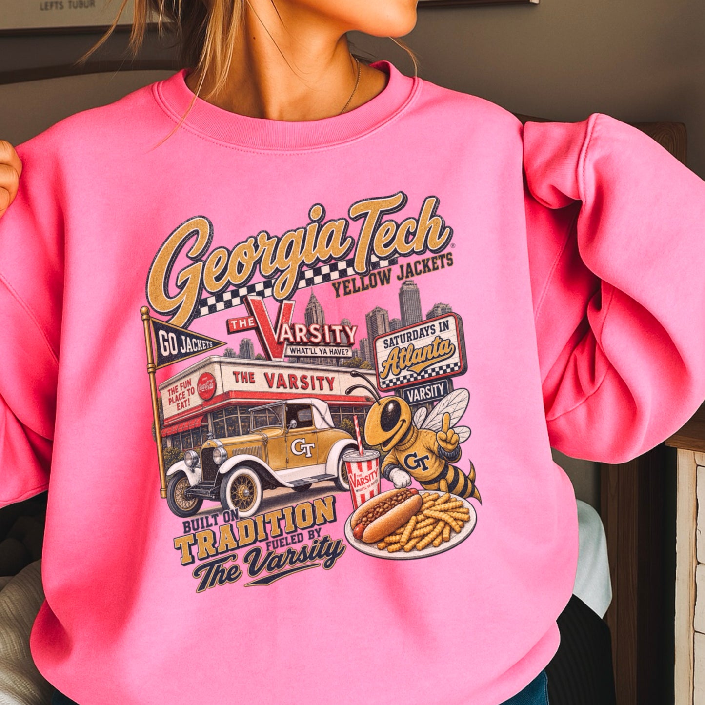 Atlanta Saturdays Crewneck Sweatshirt