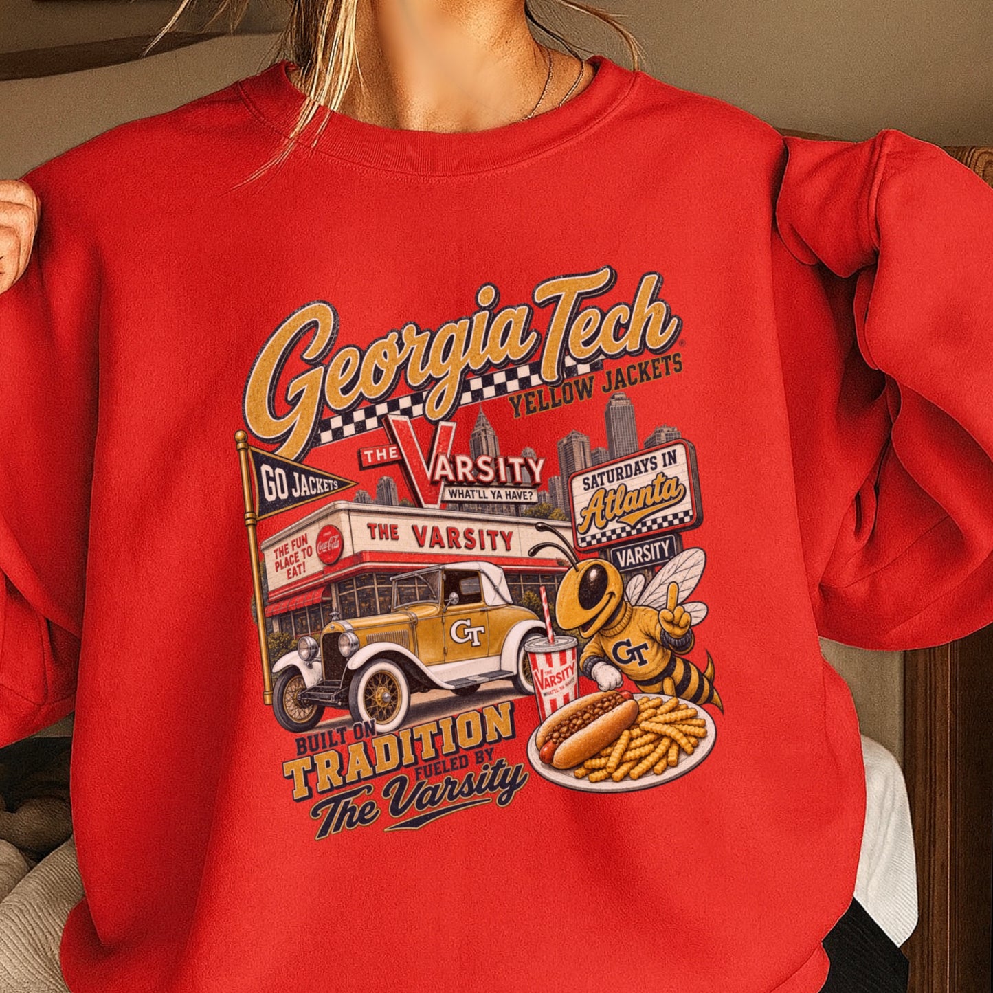Atlanta Saturdays Crewneck Sweatshirt