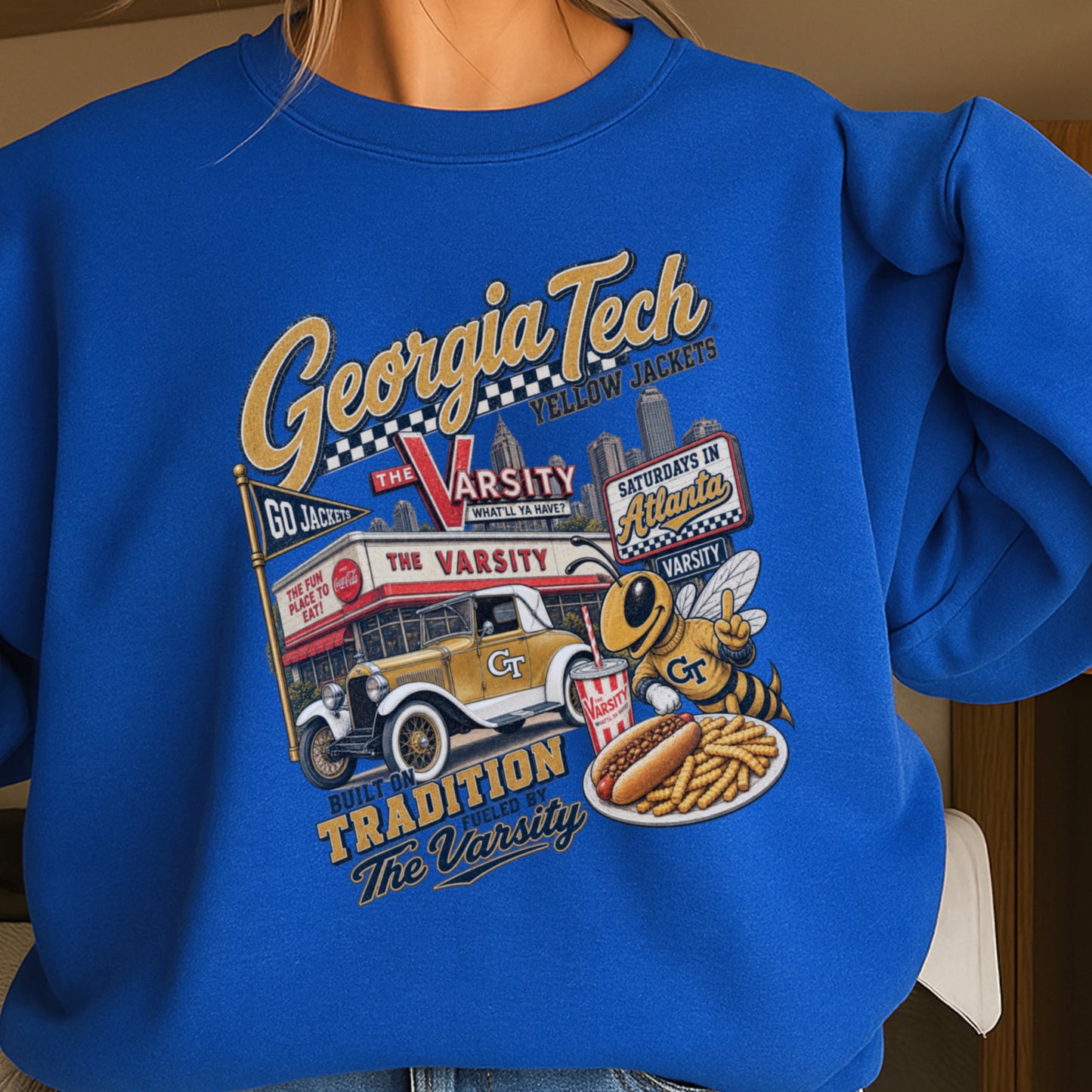 Atlanta Saturdays Crewneck Sweatshirt