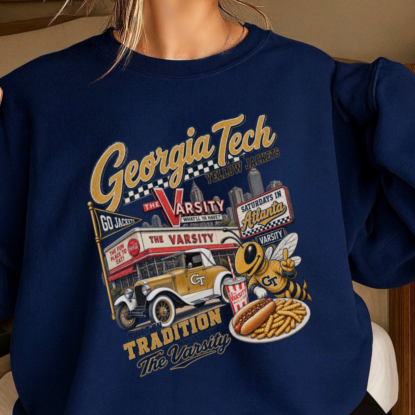 Atlanta Saturdays Crewneck Sweatshirt