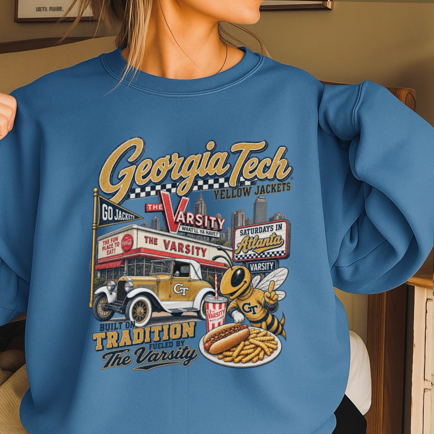 Atlanta Saturdays Crewneck Sweatshirt