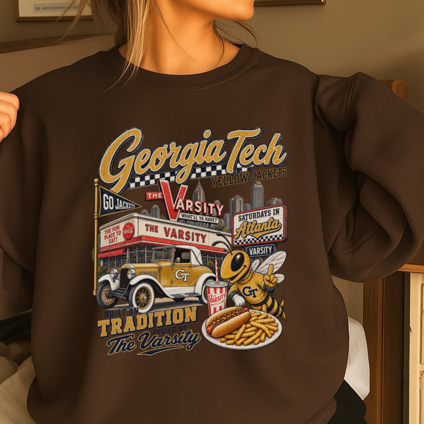 Atlanta Saturdays Crewneck Sweatshirt
