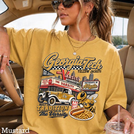 Atlanta Saturdays Comfort Color Graphic Tee