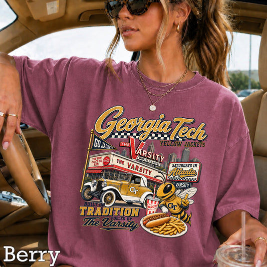 Atlanta Saturdays Comfort Color Graphic Tee