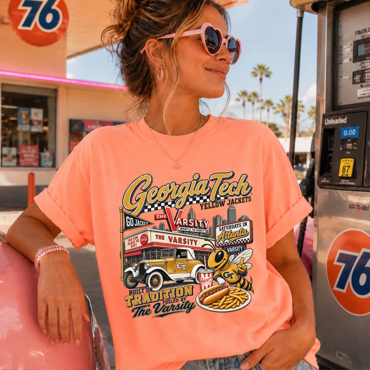 Atlanta Saturdays Comfort Color Graphic Tee