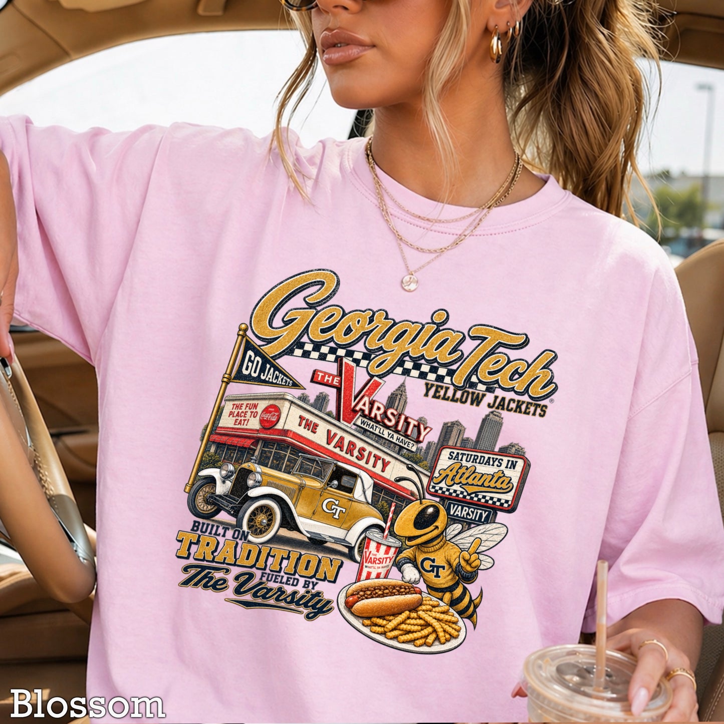 Atlanta Saturdays Comfort Color Graphic Tee