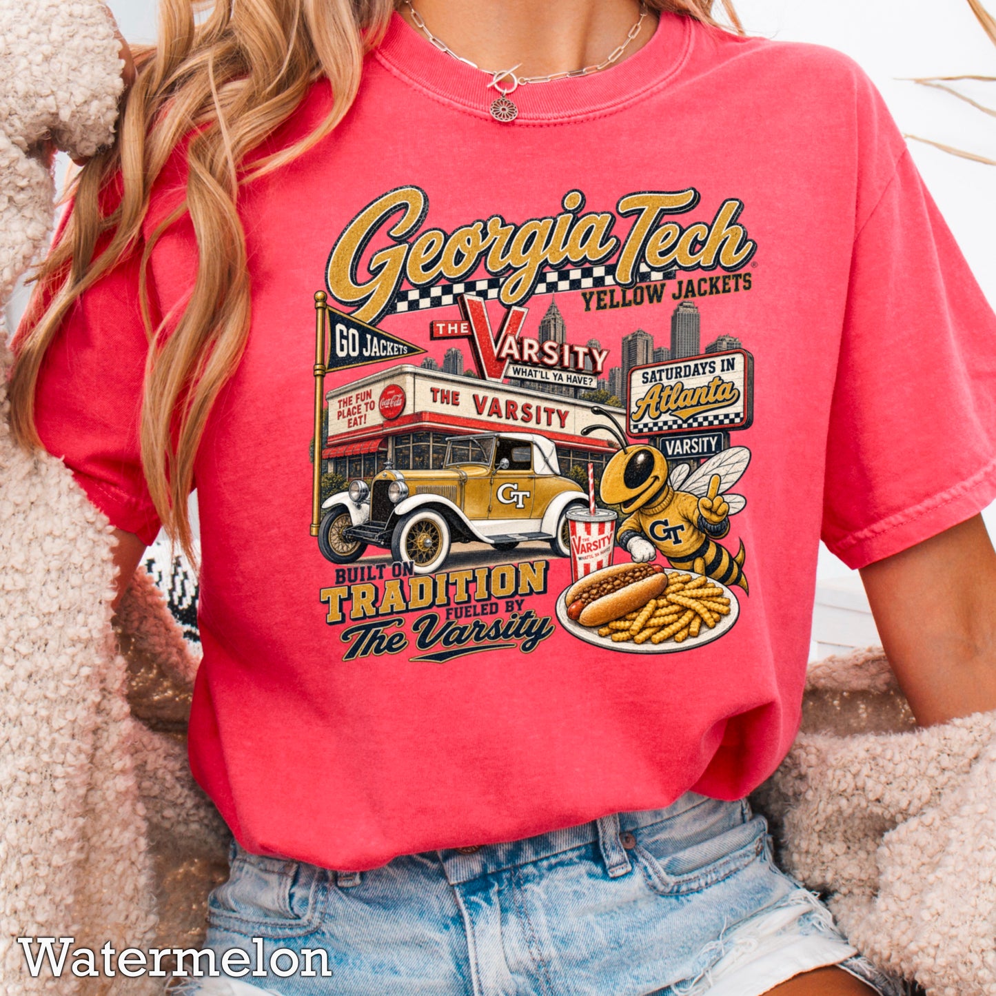 Atlanta Saturdays Comfort Color Graphic Tee