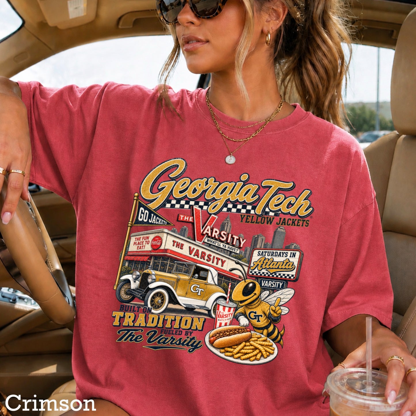 Atlanta Saturdays Comfort Color Graphic Tee