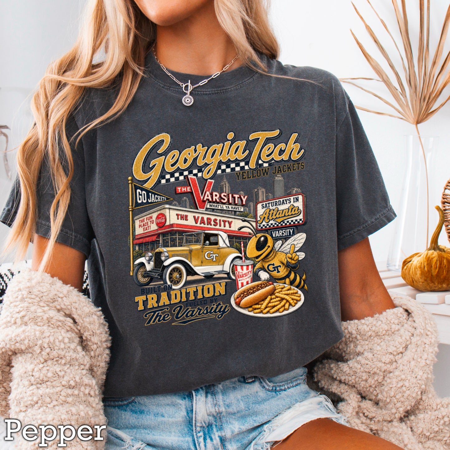 Atlanta Saturdays Comfort Color Graphic Tee