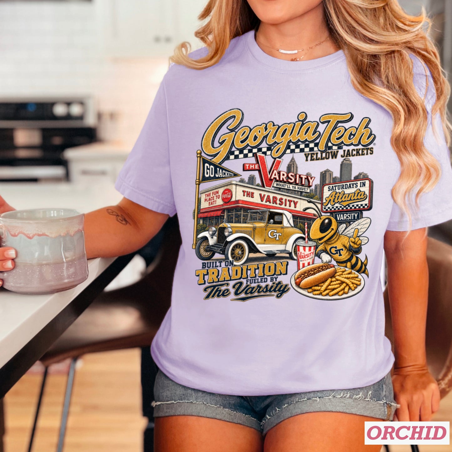 Atlanta Saturdays Comfort Color Graphic Tee