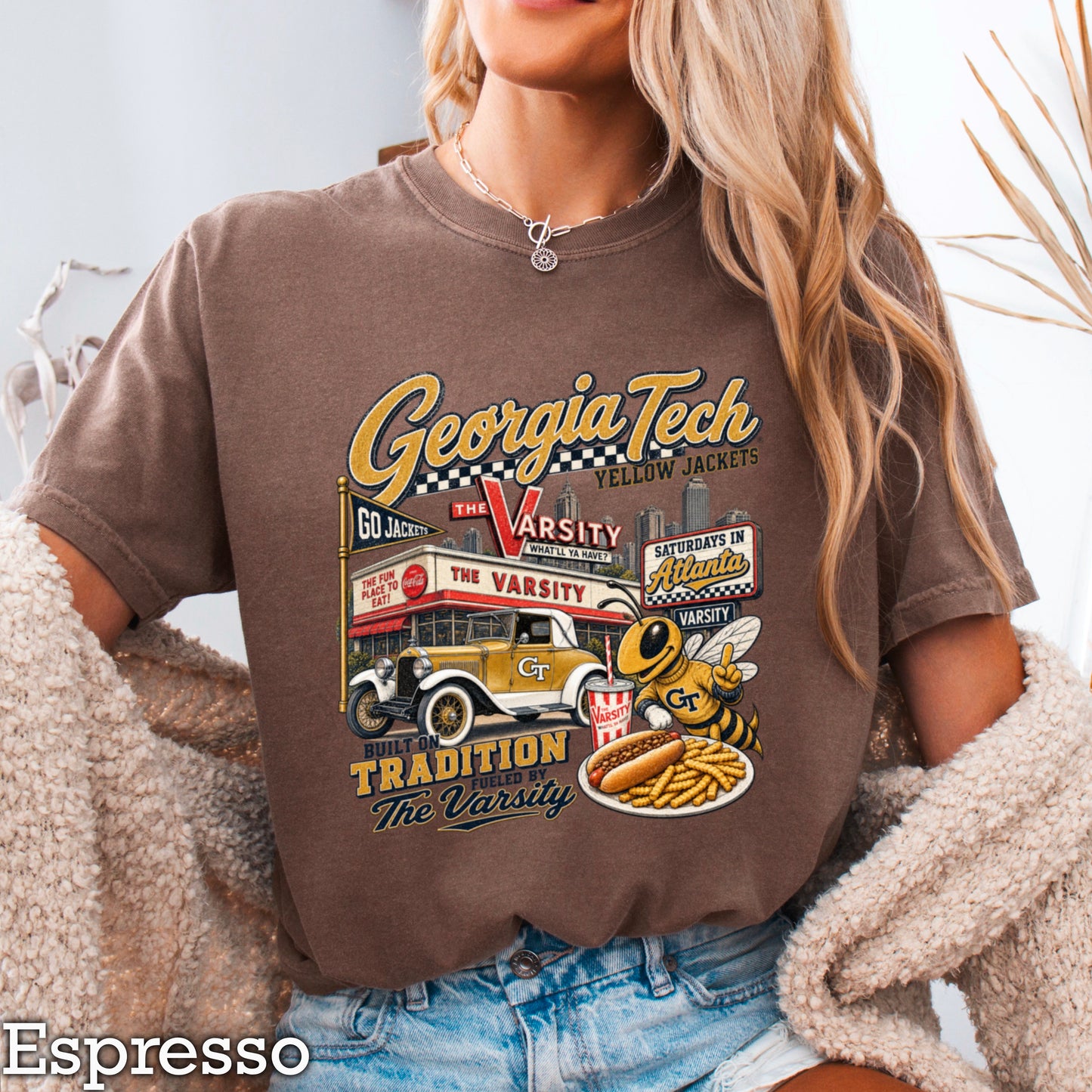 Atlanta Saturdays Comfort Color Graphic Tee