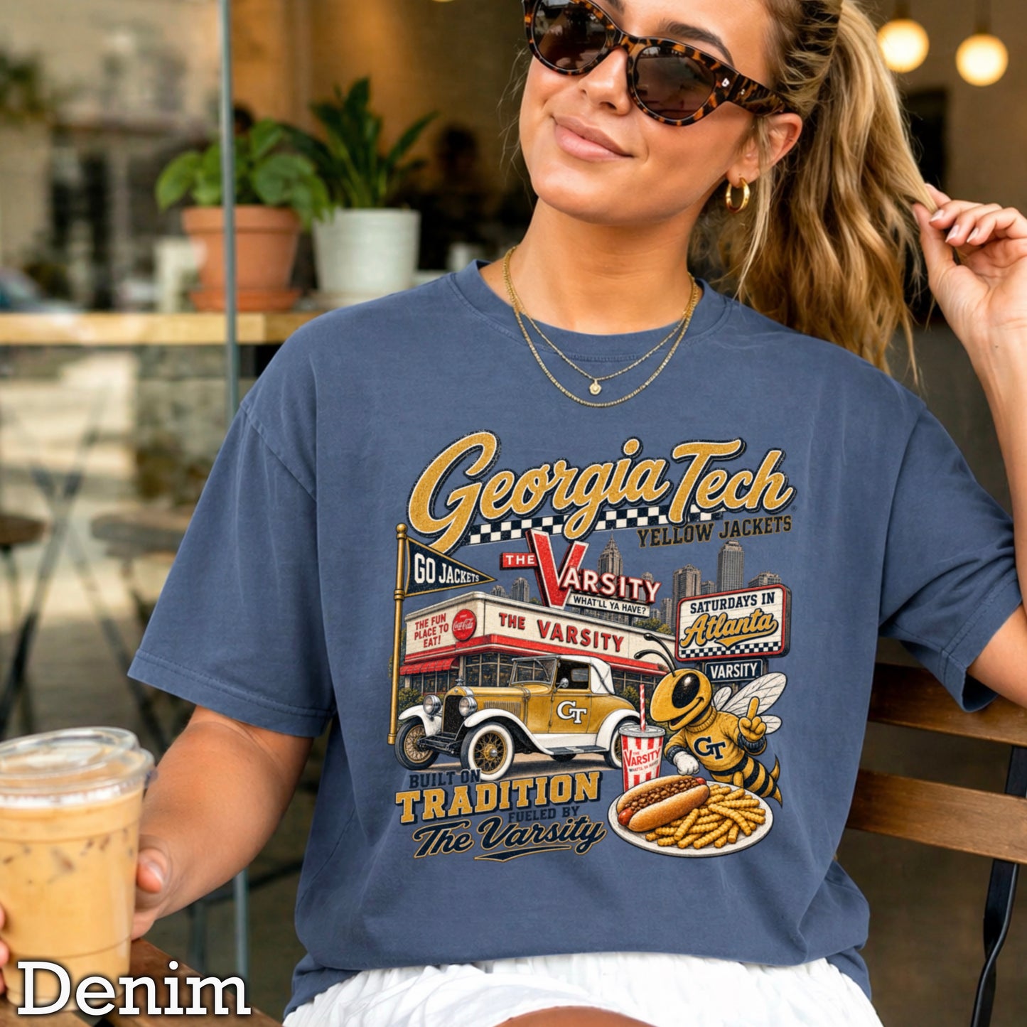 Atlanta Saturdays Comfort Color Graphic Tee