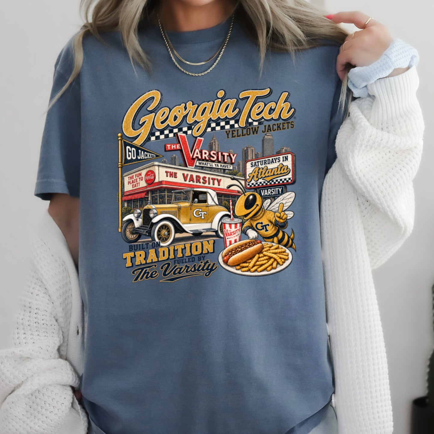 Atlanta Saturdays Comfort Color Graphic Tee