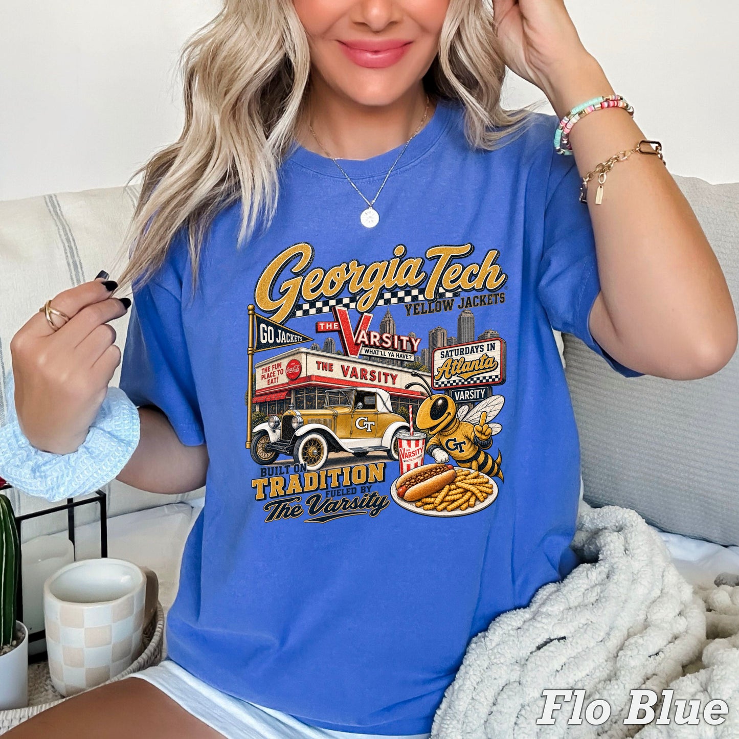 Atlanta Saturdays Comfort Color Graphic Tee