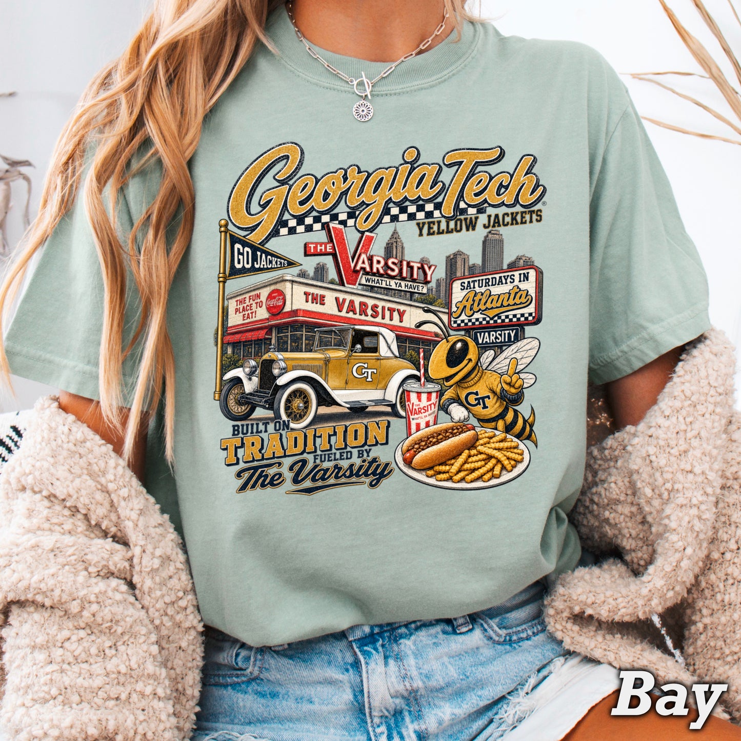 Atlanta Saturdays Comfort Color Graphic Tee