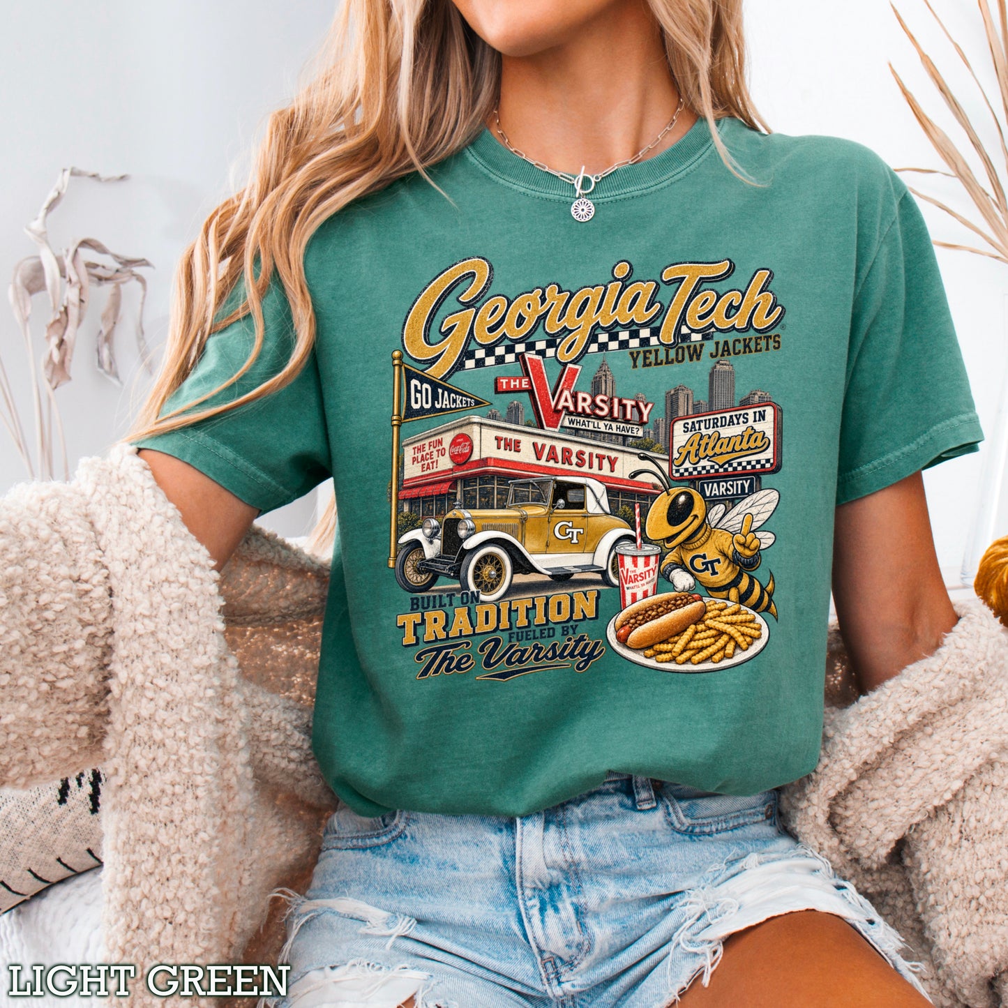 Atlanta Saturdays Comfort Color Graphic Tee