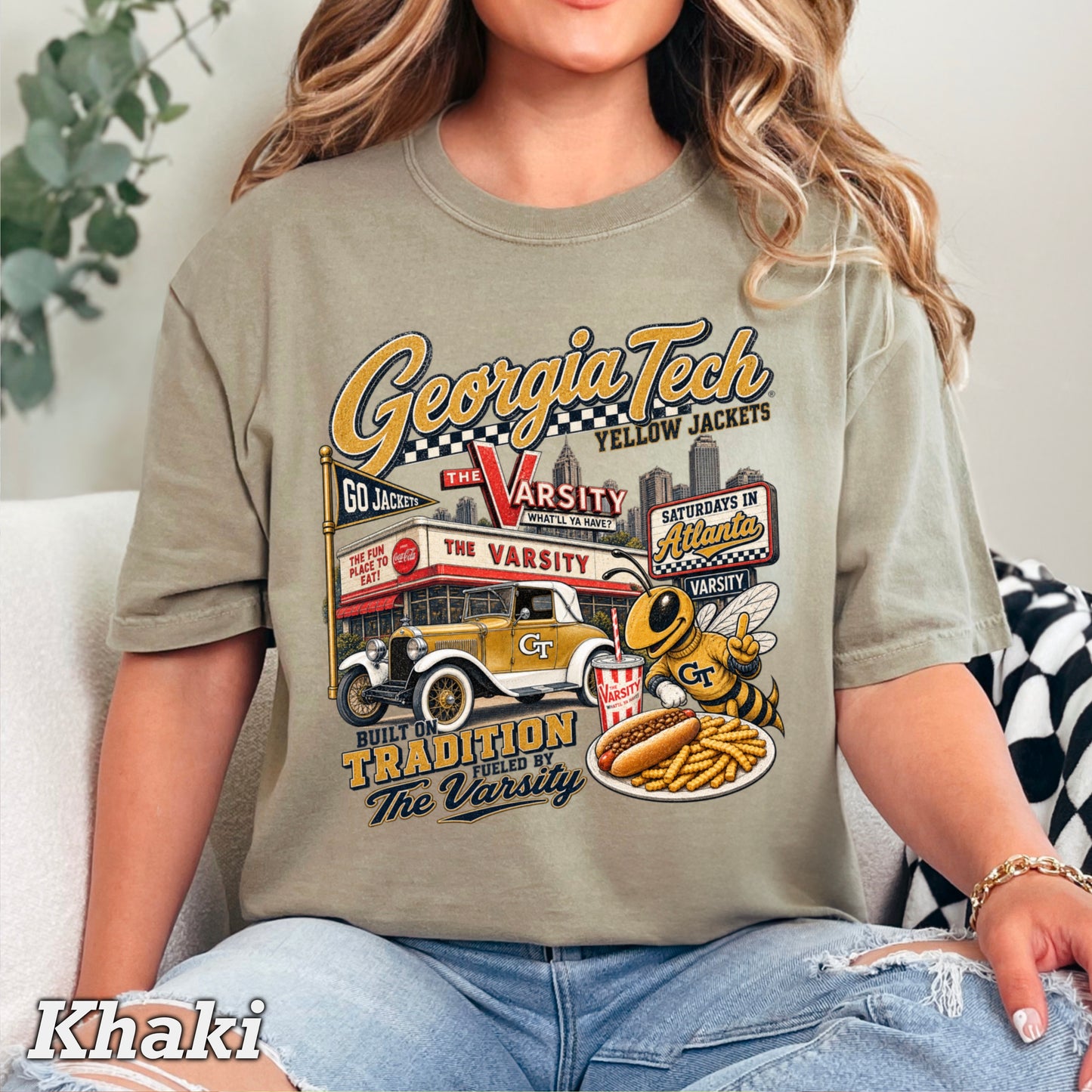 Atlanta Saturdays Comfort Color Graphic Tee
