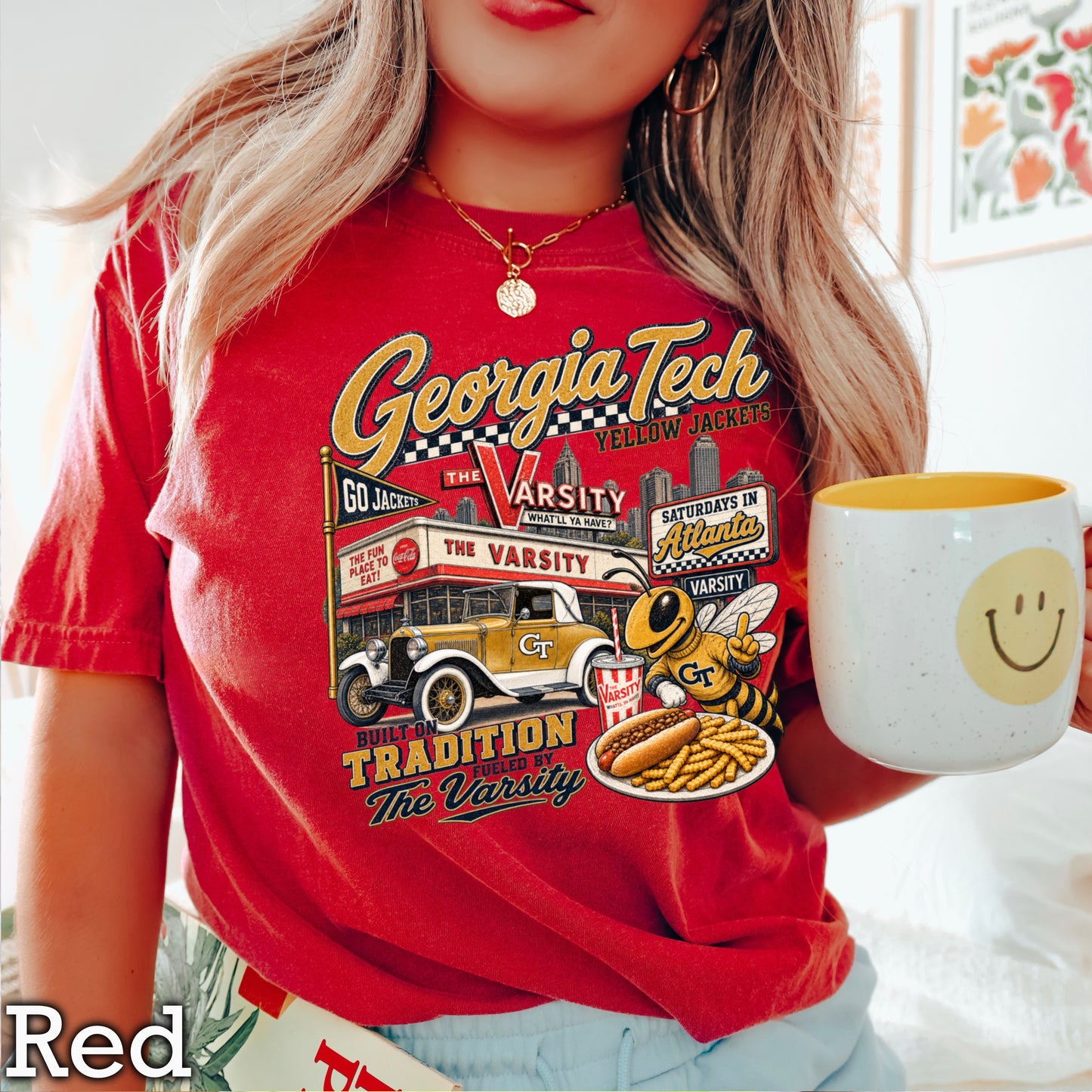 Atlanta Saturdays Comfort Color Graphic Tee