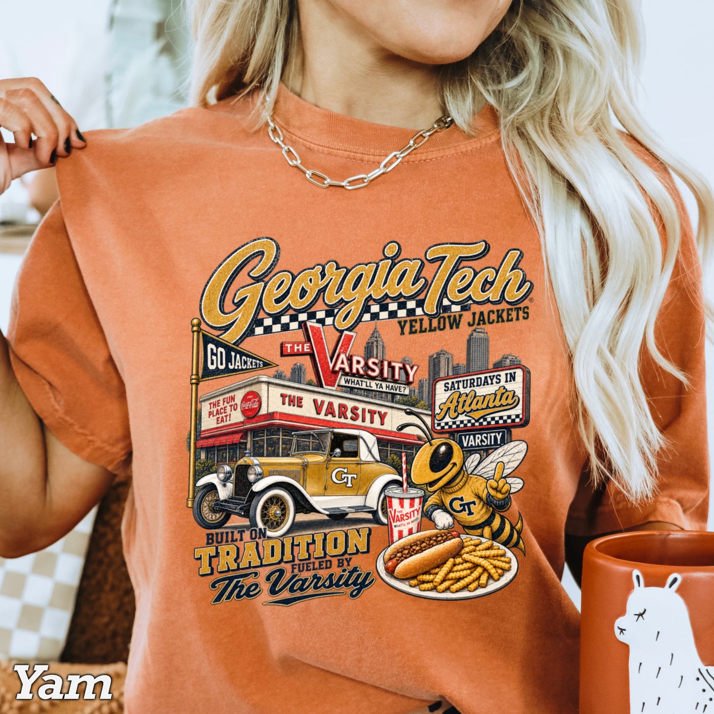 Atlanta Saturdays Comfort Color Graphic Tee