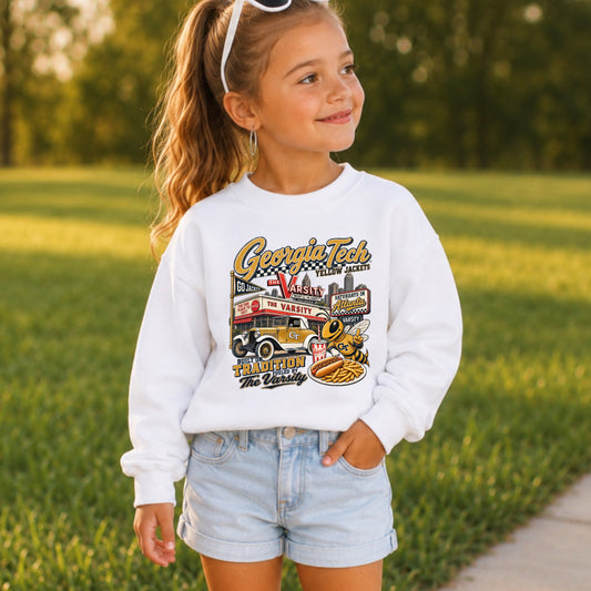 Atlanta Saturdays Youth Crewneck Sweatshirt