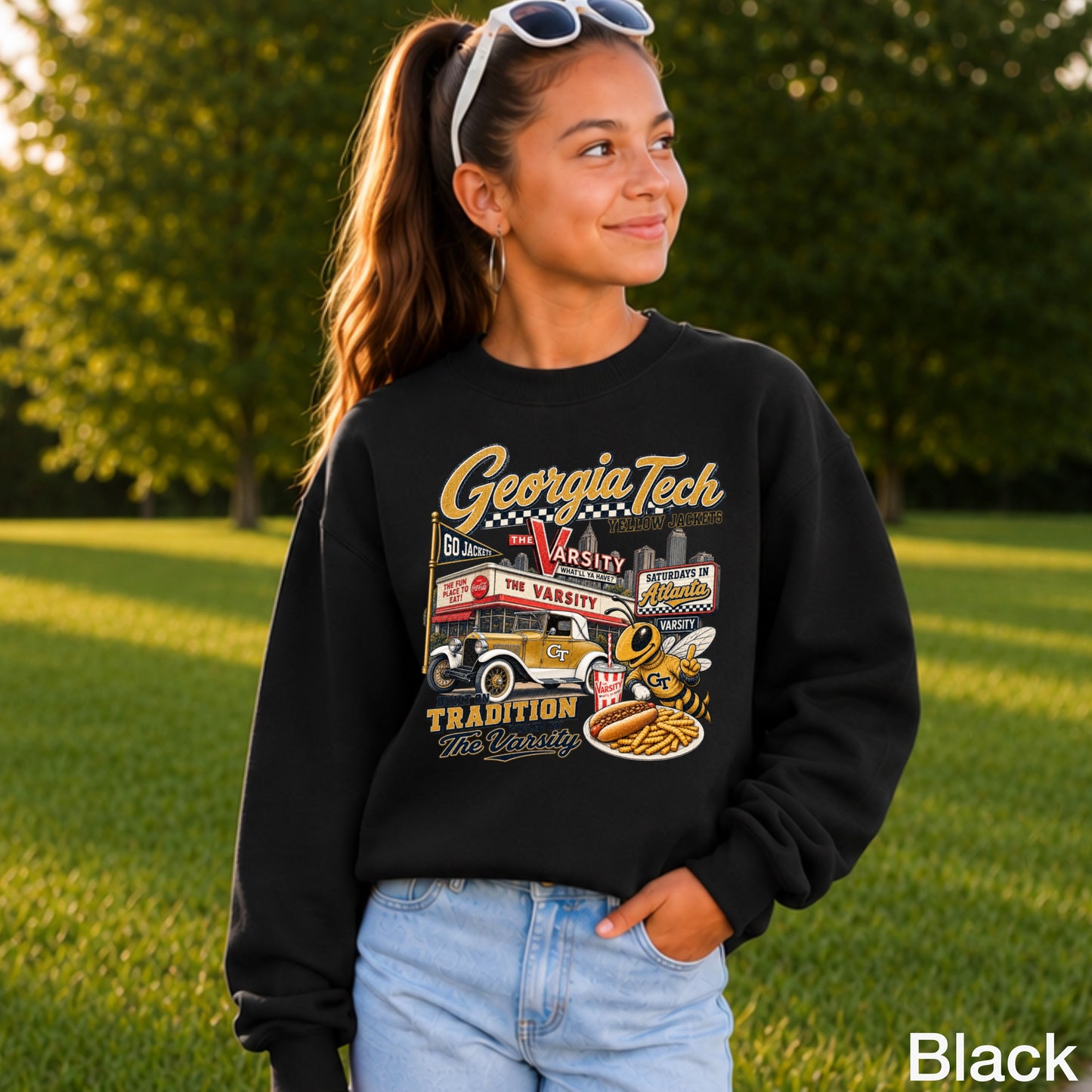 Atlanta Saturdays Youth Crewneck Sweatshirt