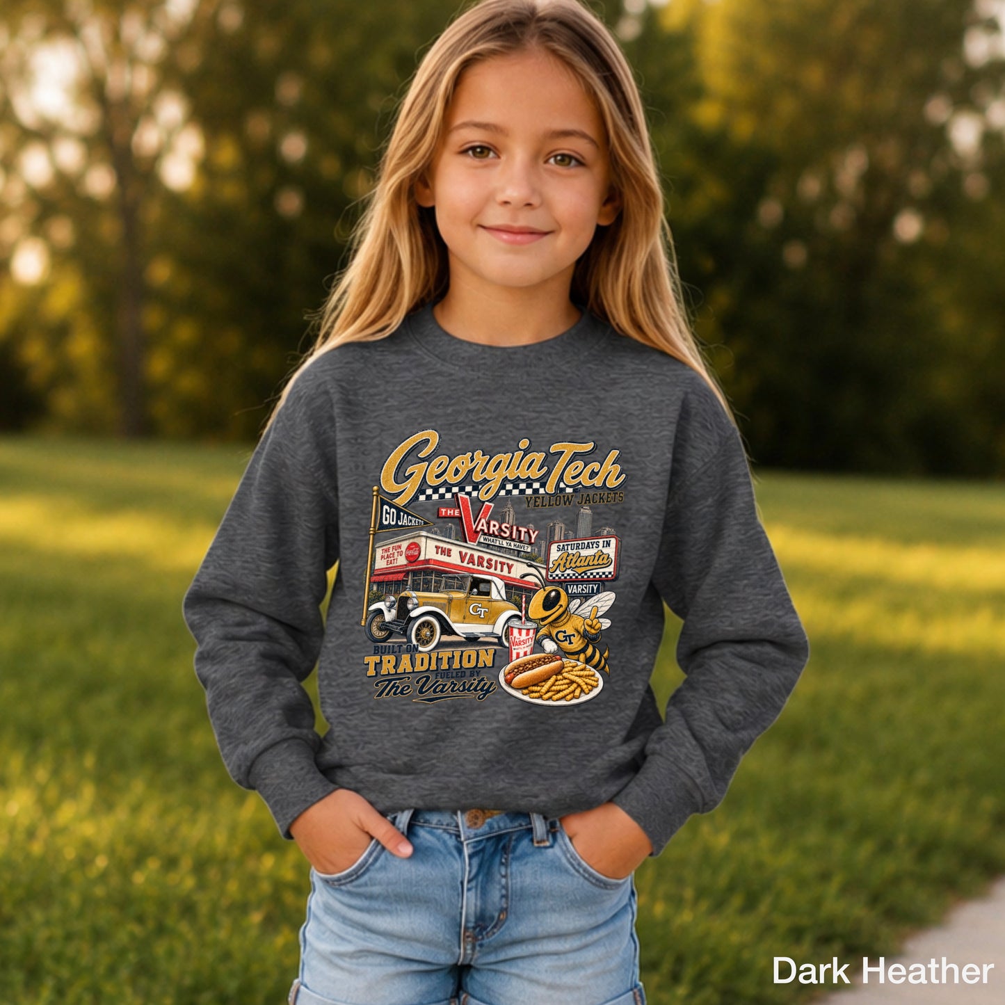 Atlanta Saturdays Youth Crewneck Sweatshirt