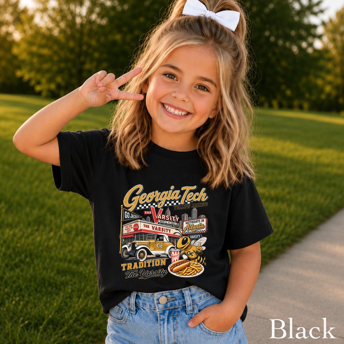 Atlanta Saturdays Youth Comfort Color T-Shirt