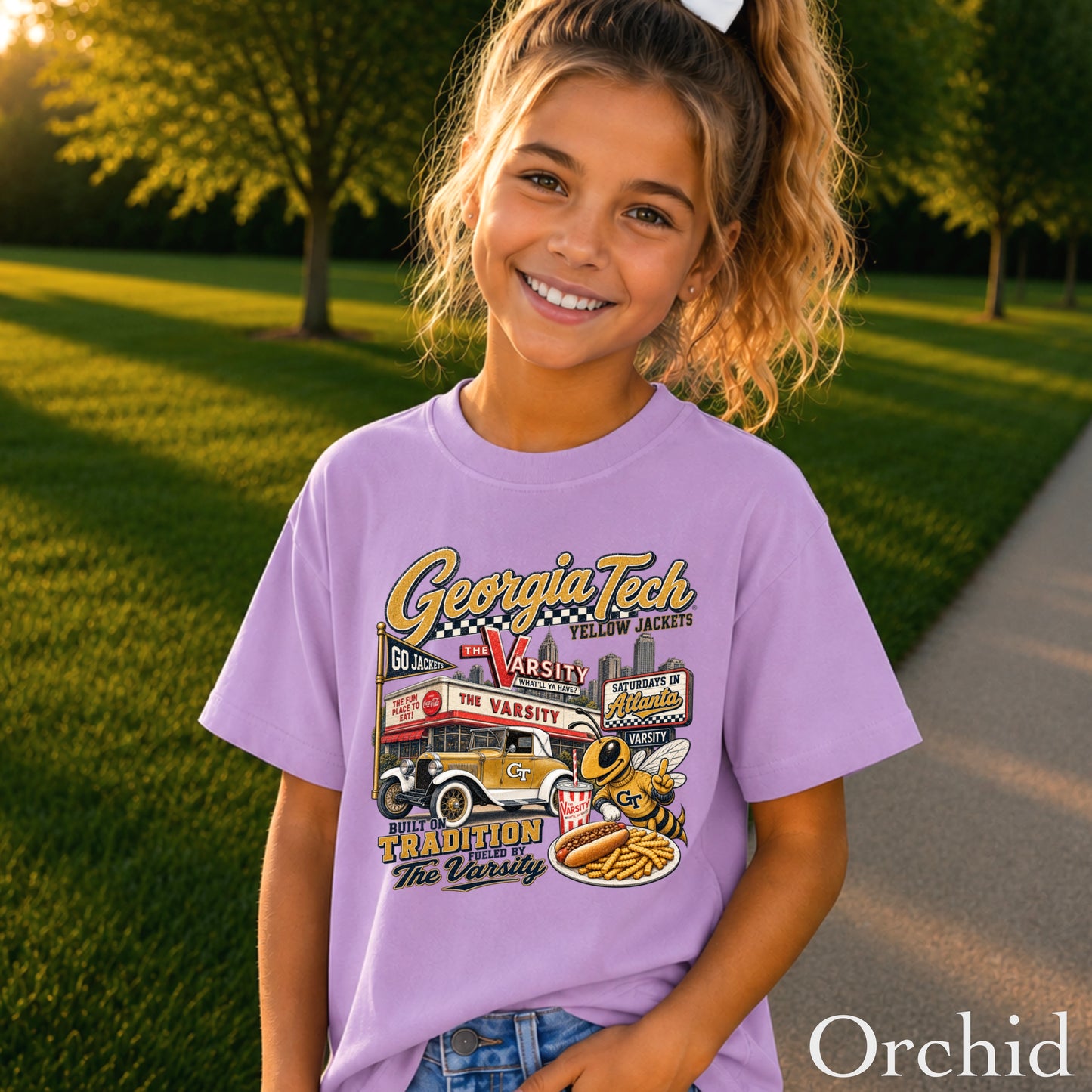 Atlanta Saturdays Youth Comfort Color T-Shirt