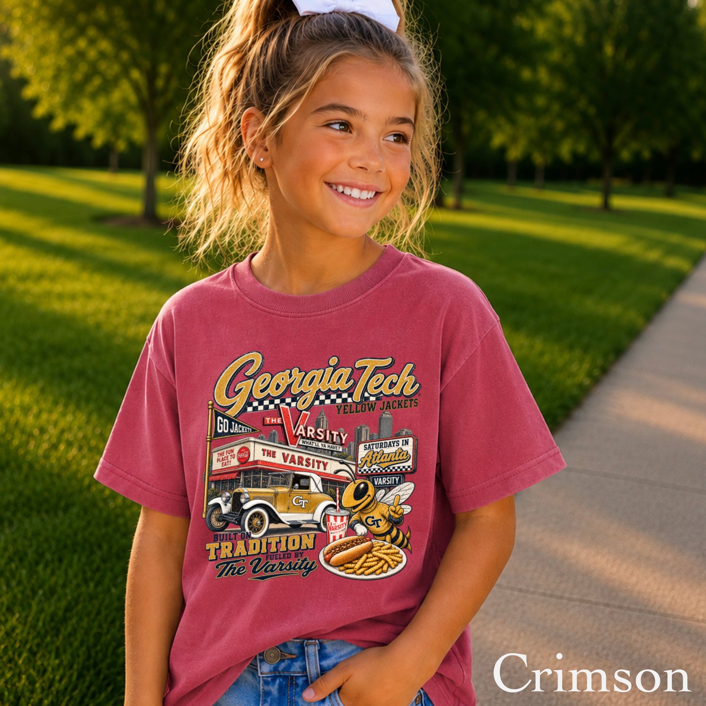 Atlanta Saturdays Youth Comfort Color T-Shirt
