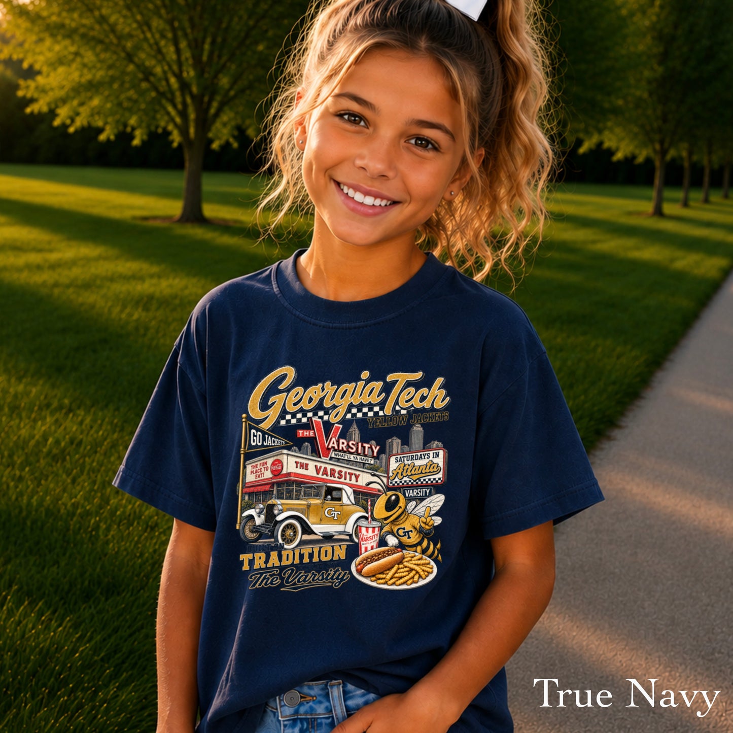Atlanta Saturdays Youth Comfort Color T-Shirt