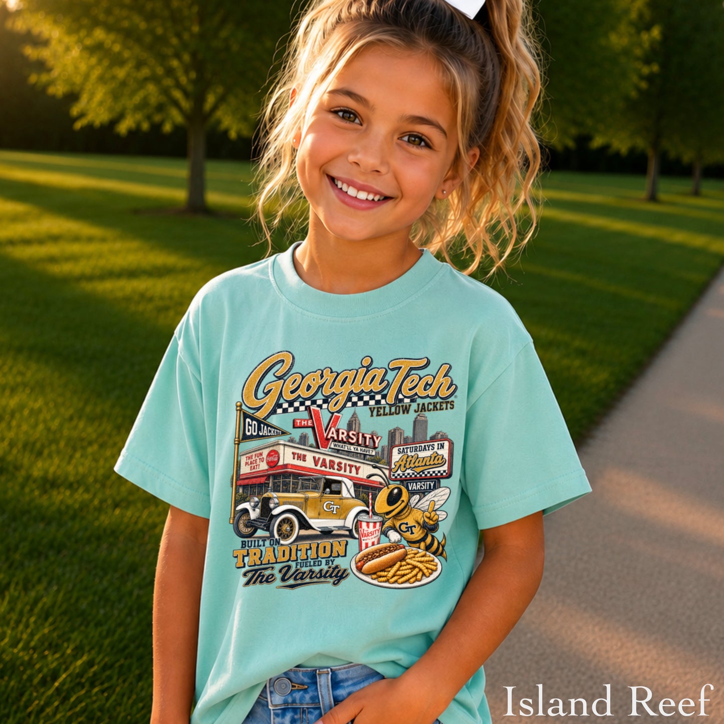 Atlanta Saturdays Youth Comfort Color T-Shirt