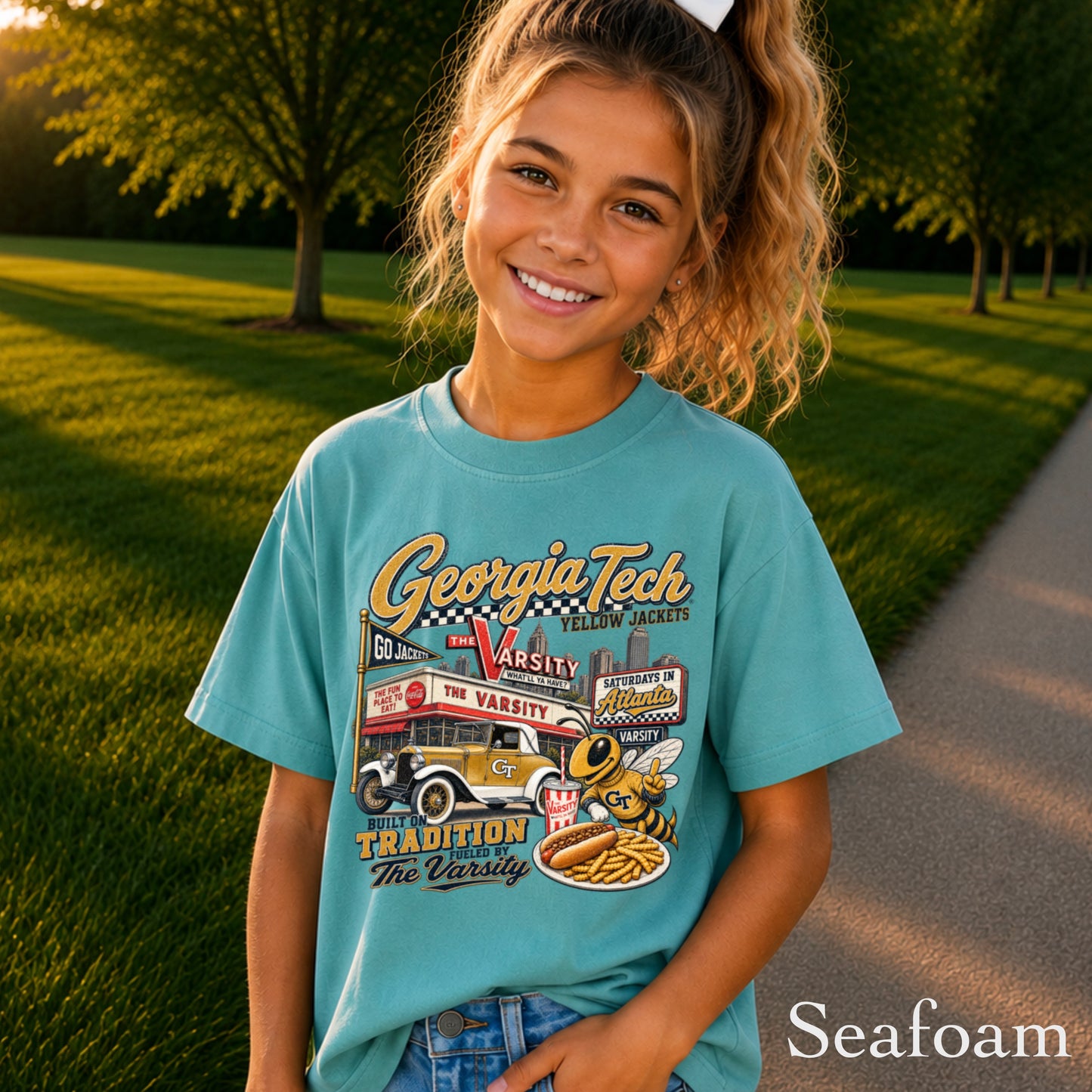 Atlanta Saturdays Youth Comfort Color T-Shirt