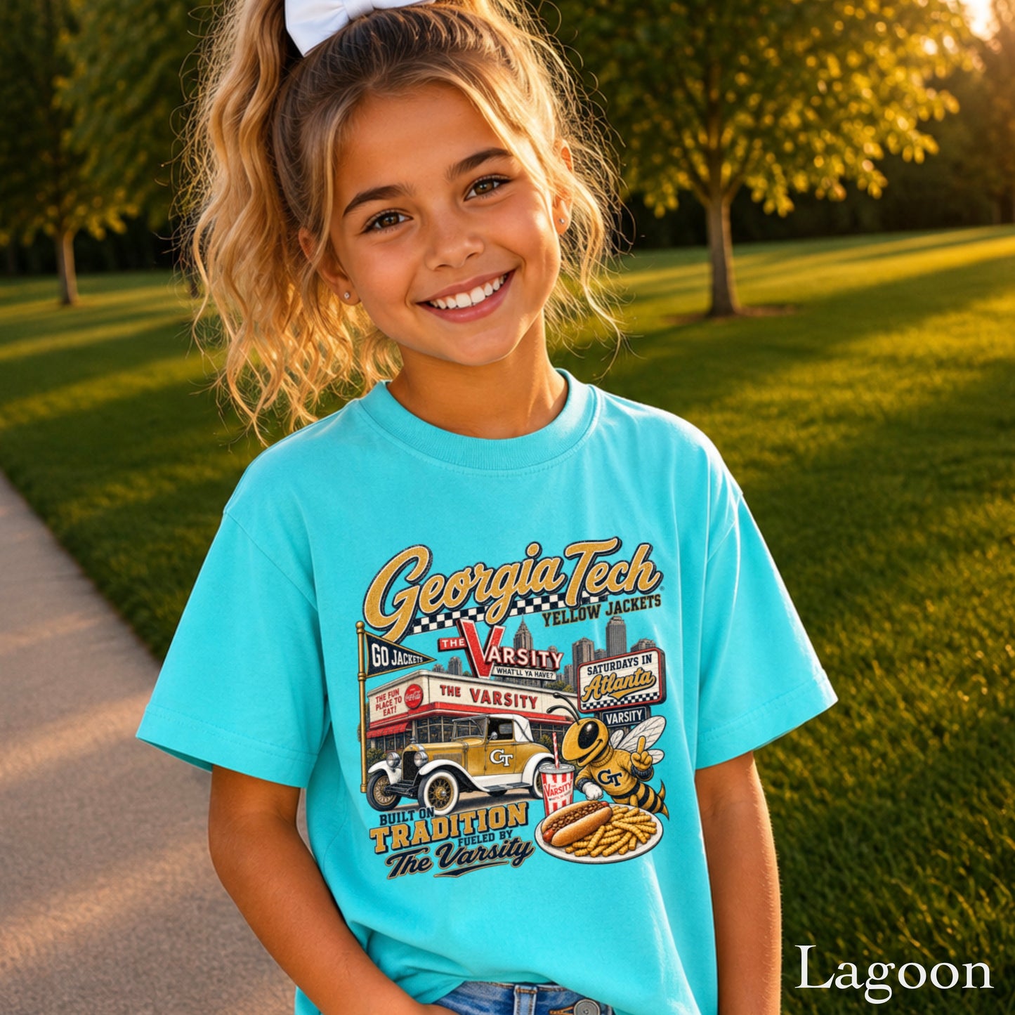 Atlanta Saturdays Youth Comfort Color T-Shirt