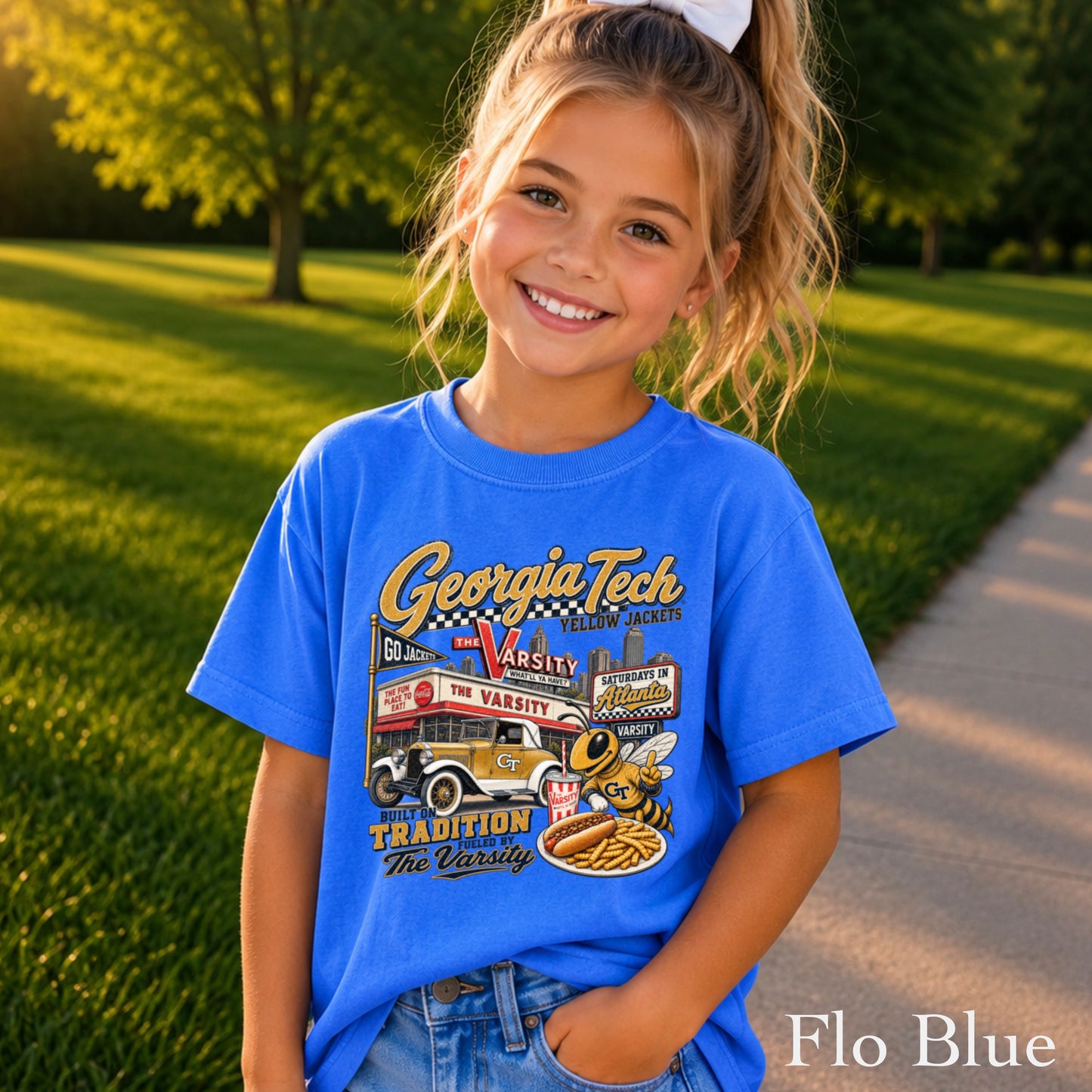 Atlanta Saturdays Youth Comfort Color T-Shirt