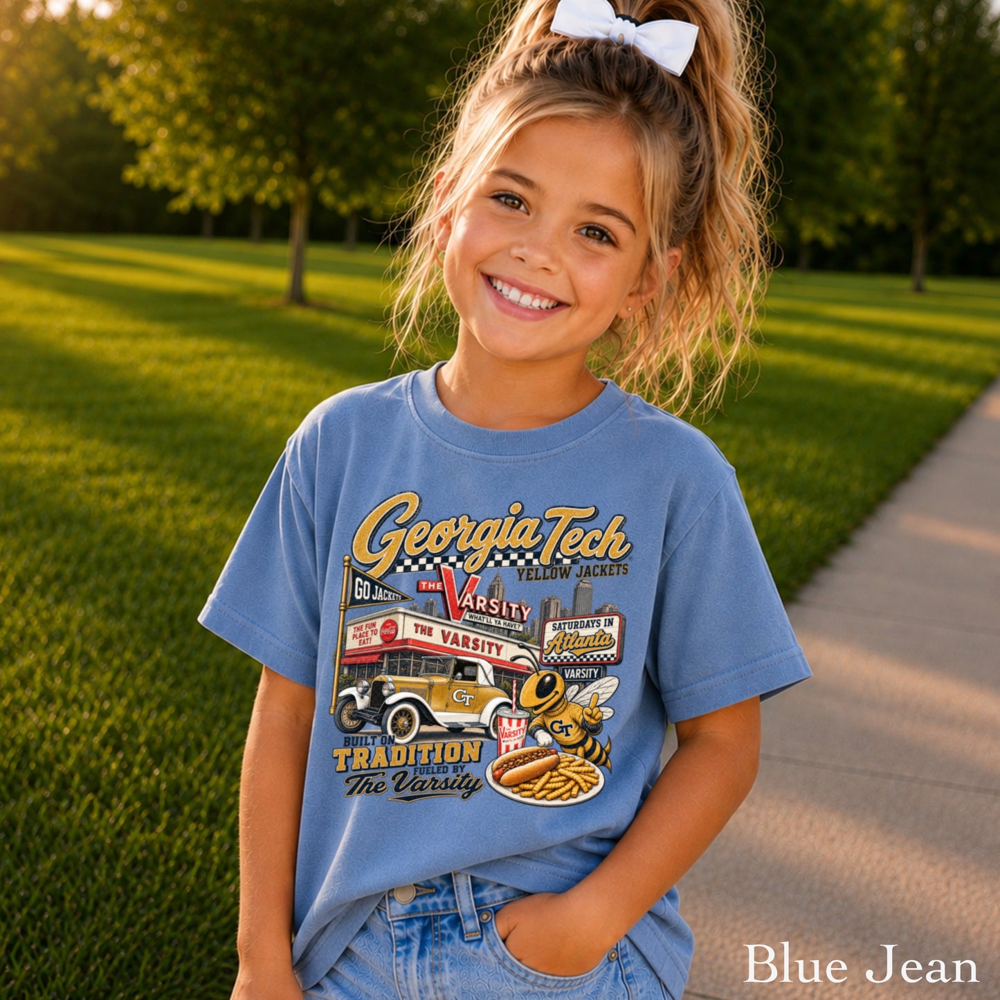 Atlanta Saturdays Youth Comfort Color T-Shirt