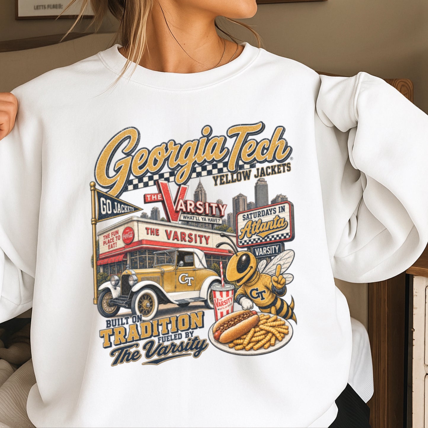 Atlanta Saturdays Crewneck Sweatshirt