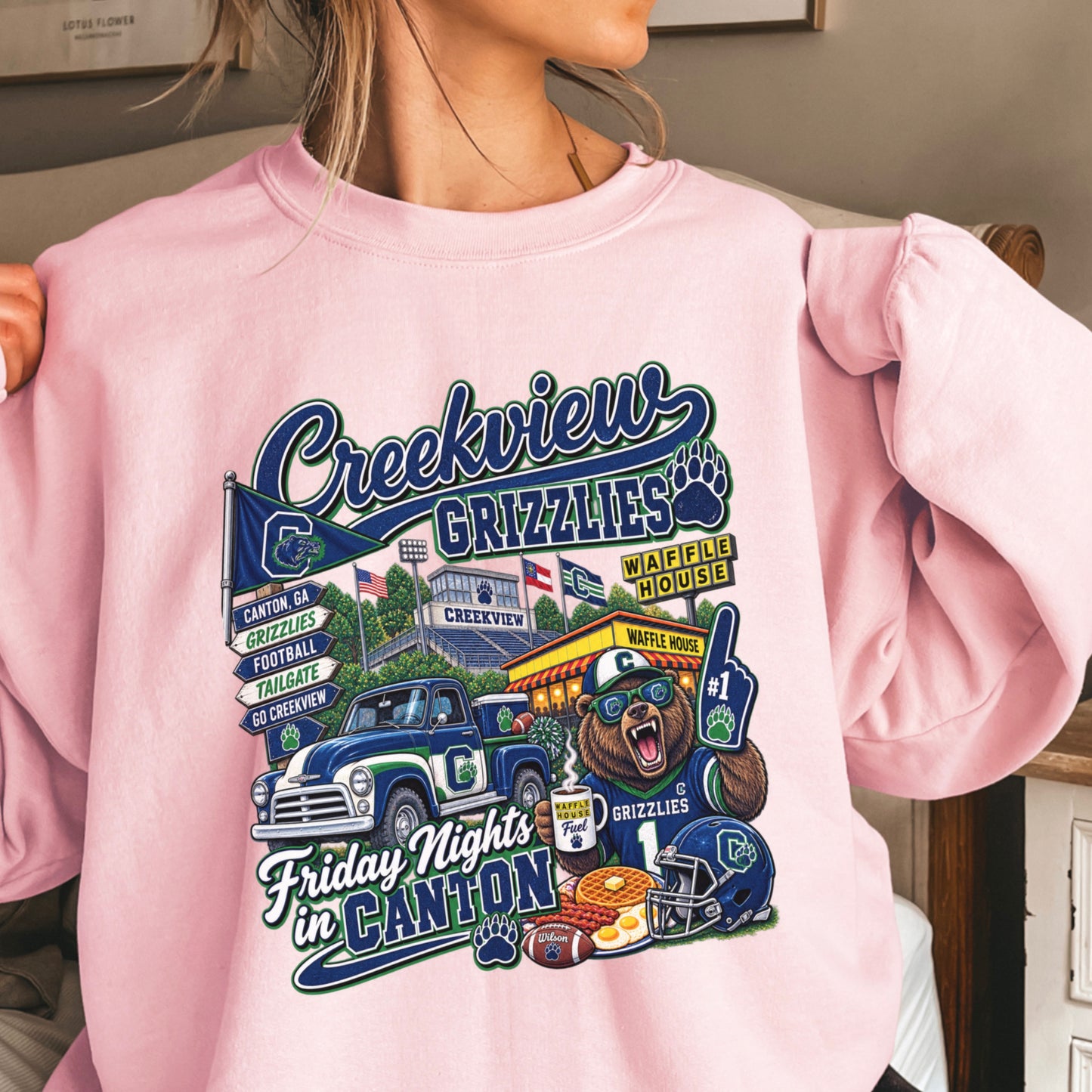 Creekview Friday Nights Crewneck Sweatshirt ON SALE UNTIL 9/4/26