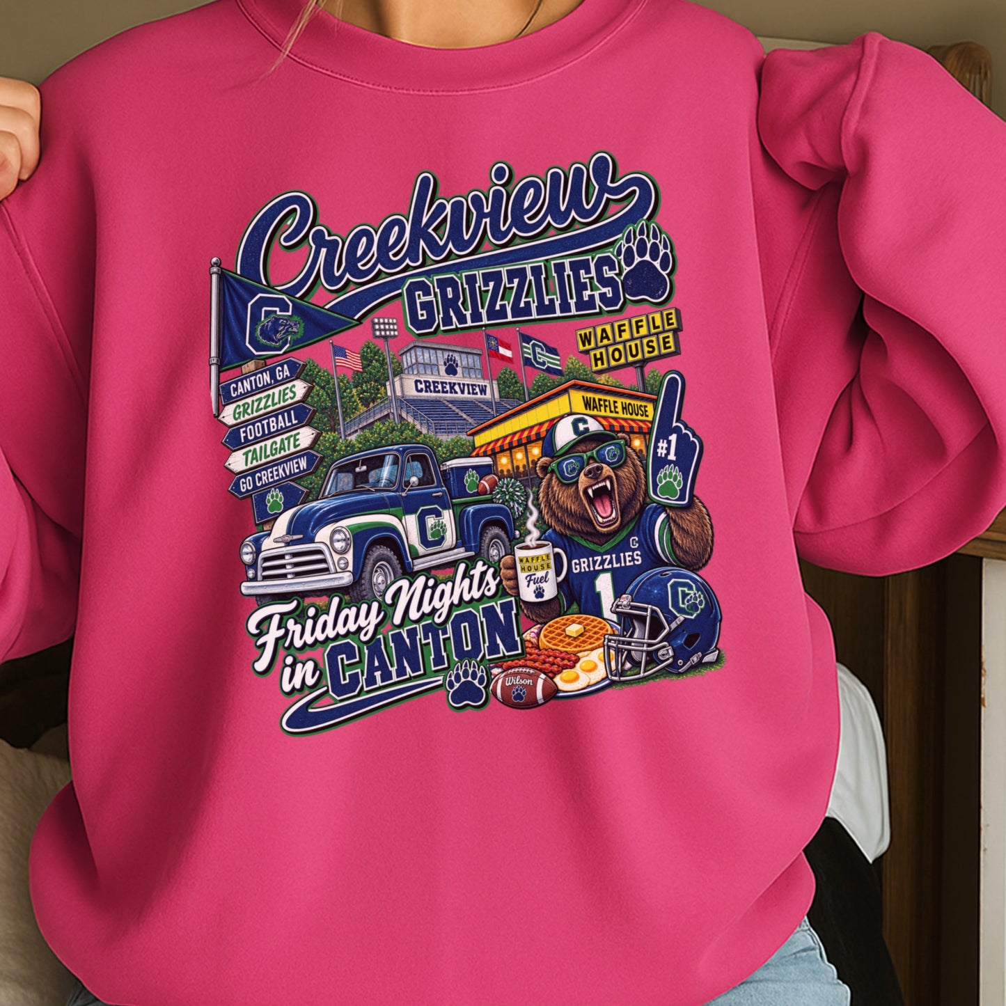 Creekview Friday Nights Crewneck Sweatshirt ON SALE UNTIL 9/4/26