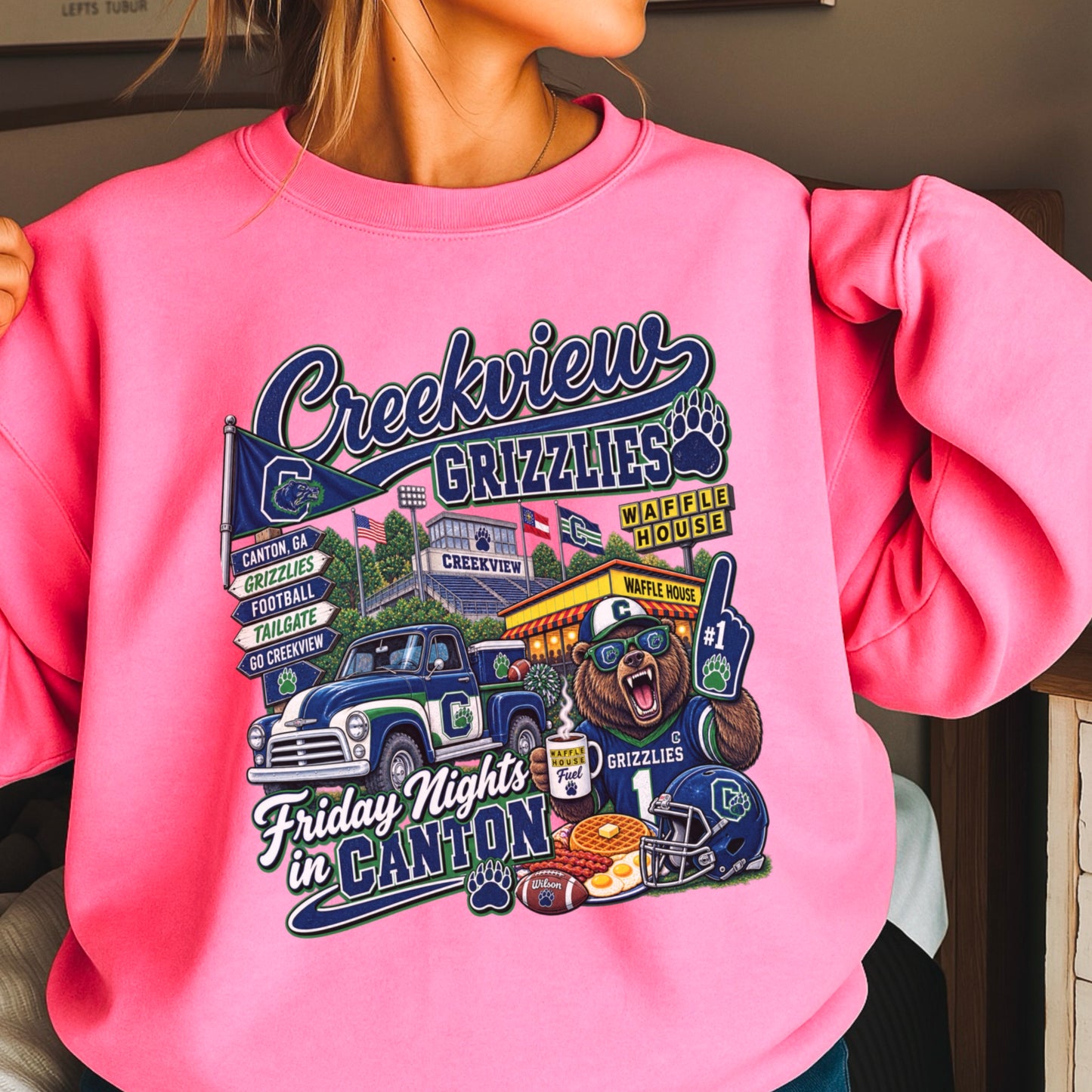 Creekview Friday Nights Crewneck Sweatshirt ON SALE UNTIL 9/4/26