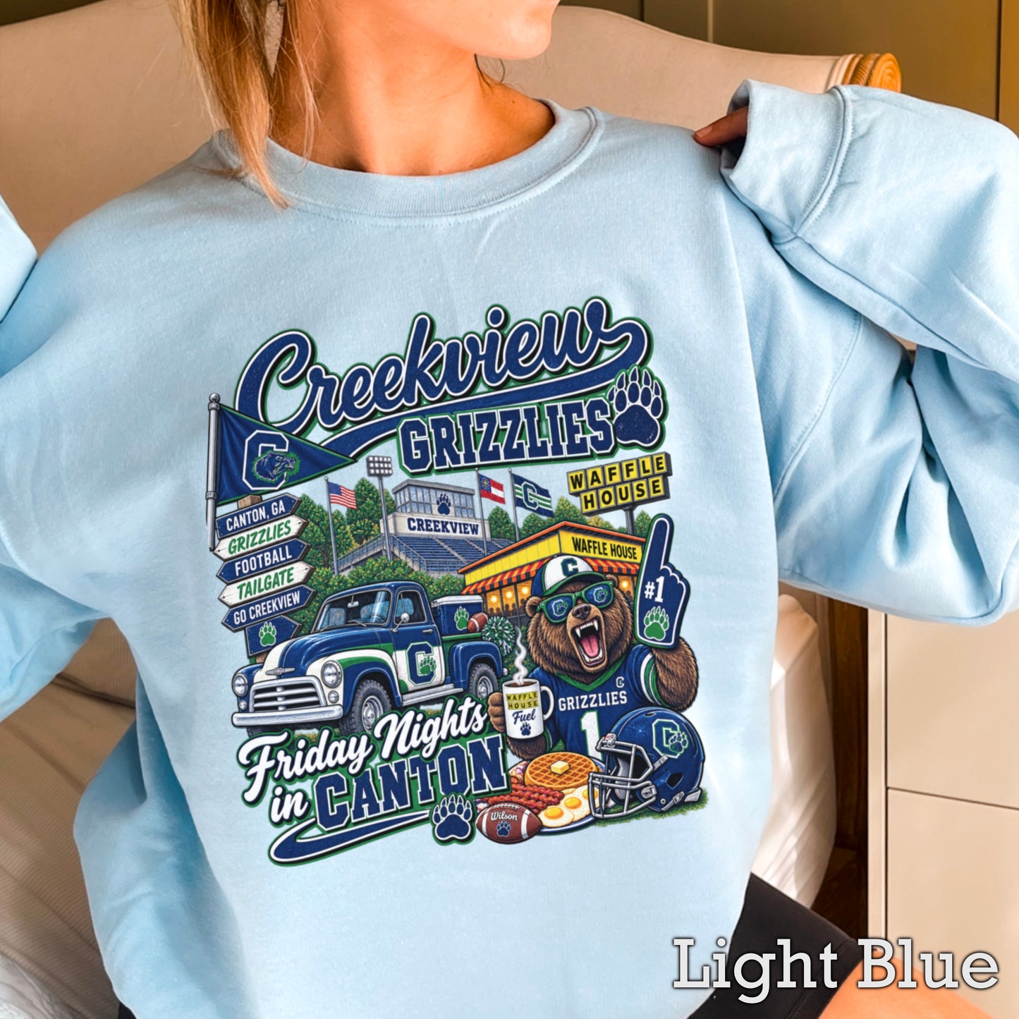 Creekview Friday Nights Crewneck Sweatshirt ON SALE UNTIL 9/4/26