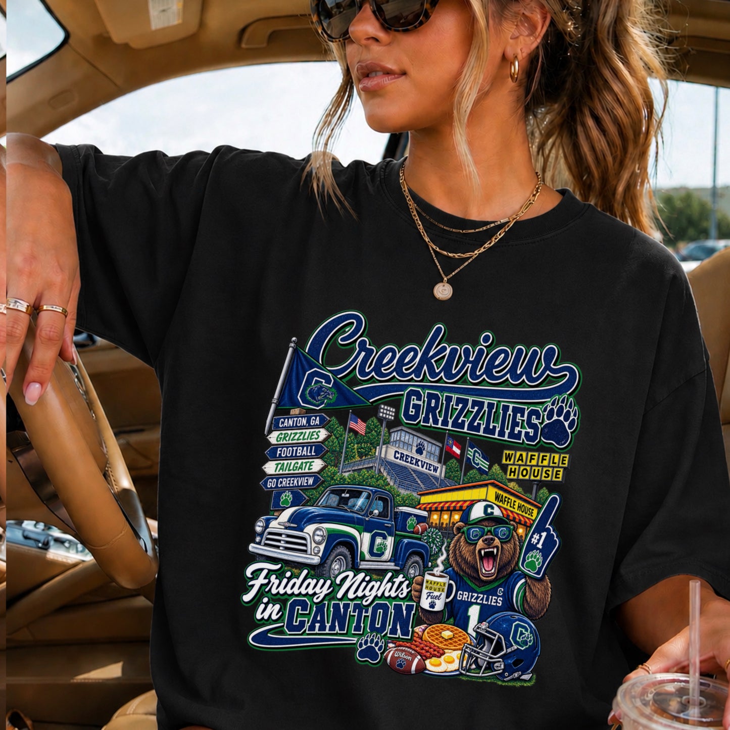 Creekview Friday Nights Comfort Color Graphic Tee ON SALE UNTIL 09/O4/26