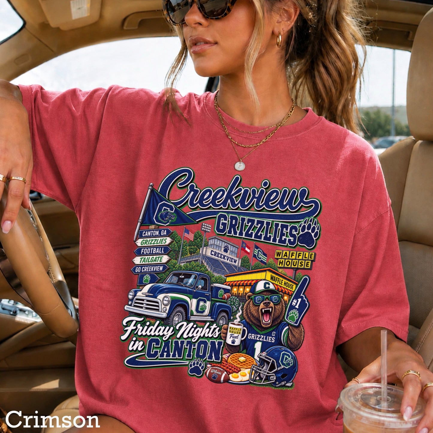Creekview Friday Nights Comfort Color Graphic Tee ON SALE UNTIL 09/O4/26