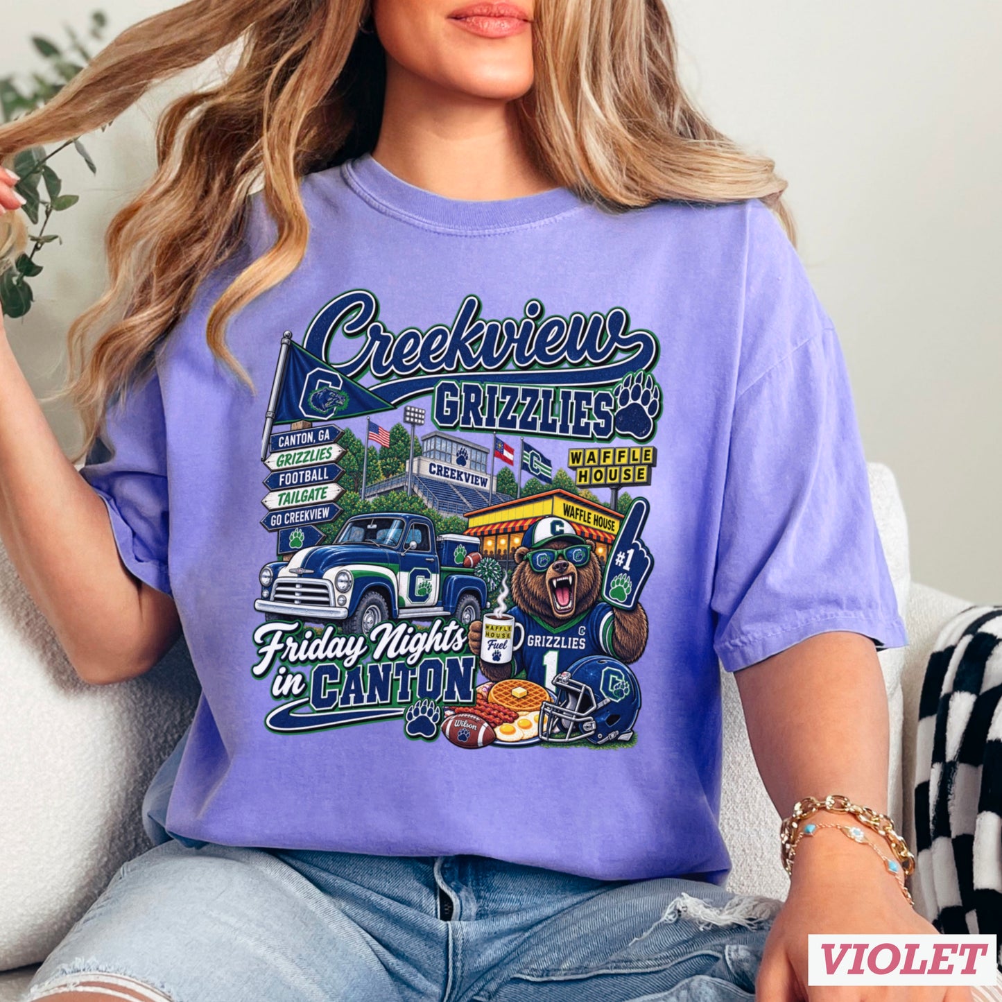 Creekview Friday Nights Comfort Color Graphic Tee ON SALE UNTIL 09/O4/26