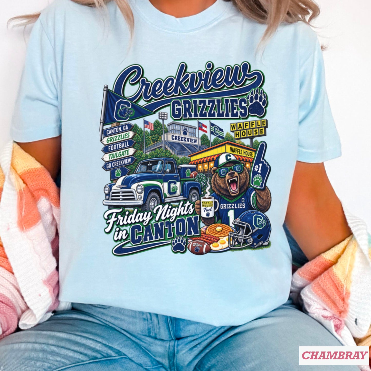 Creekview Friday Nights Comfort Color Graphic Tee ON SALE UNTIL 09/O4/26